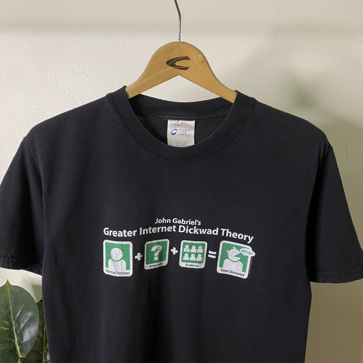 Vintage 2000s John Gabriel's Greater Internet Dickwad Theory Tee Size US S / EU 44-46 / 1 - 2 Thumbnail