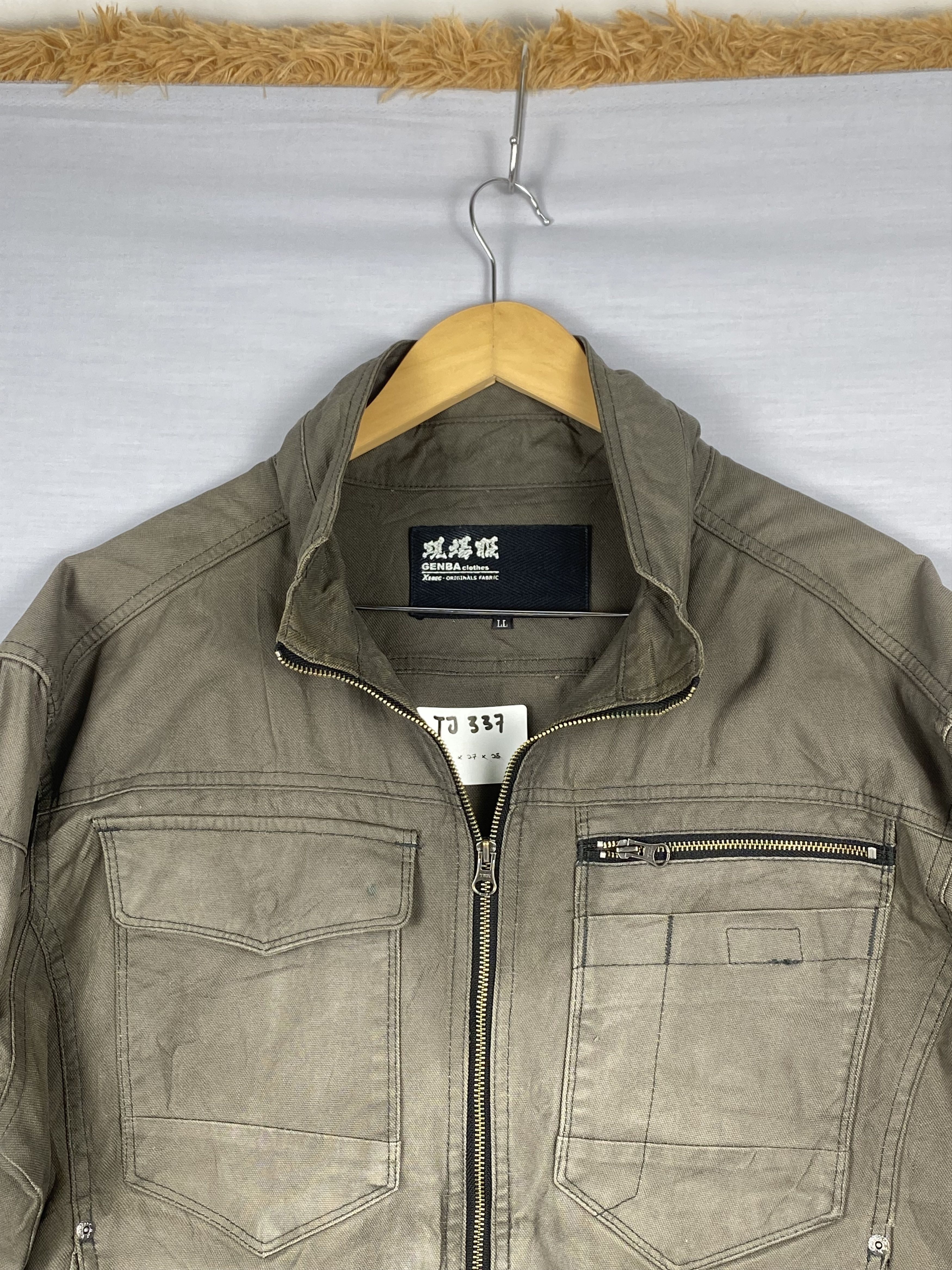 Japanese Brand Vintage Japanese Brand Multi Pocket Faded Canvas Jacket Size US L / EU 52-54 / 3 - 3 Thumbnail