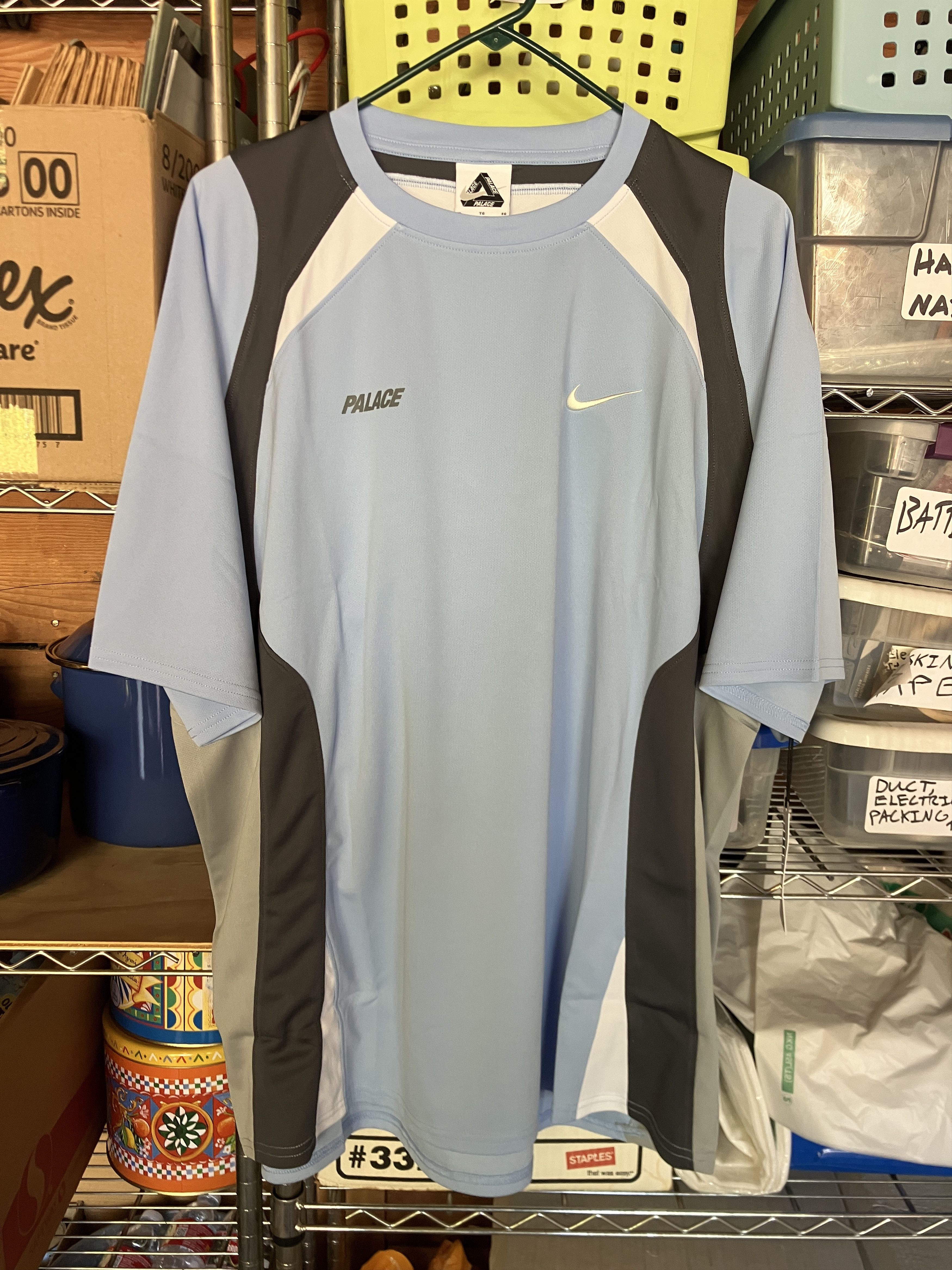Palace Palace Nike Jersey - Sky Blue Size US XL / EU 56 / 4 - 2 Thumbnail
