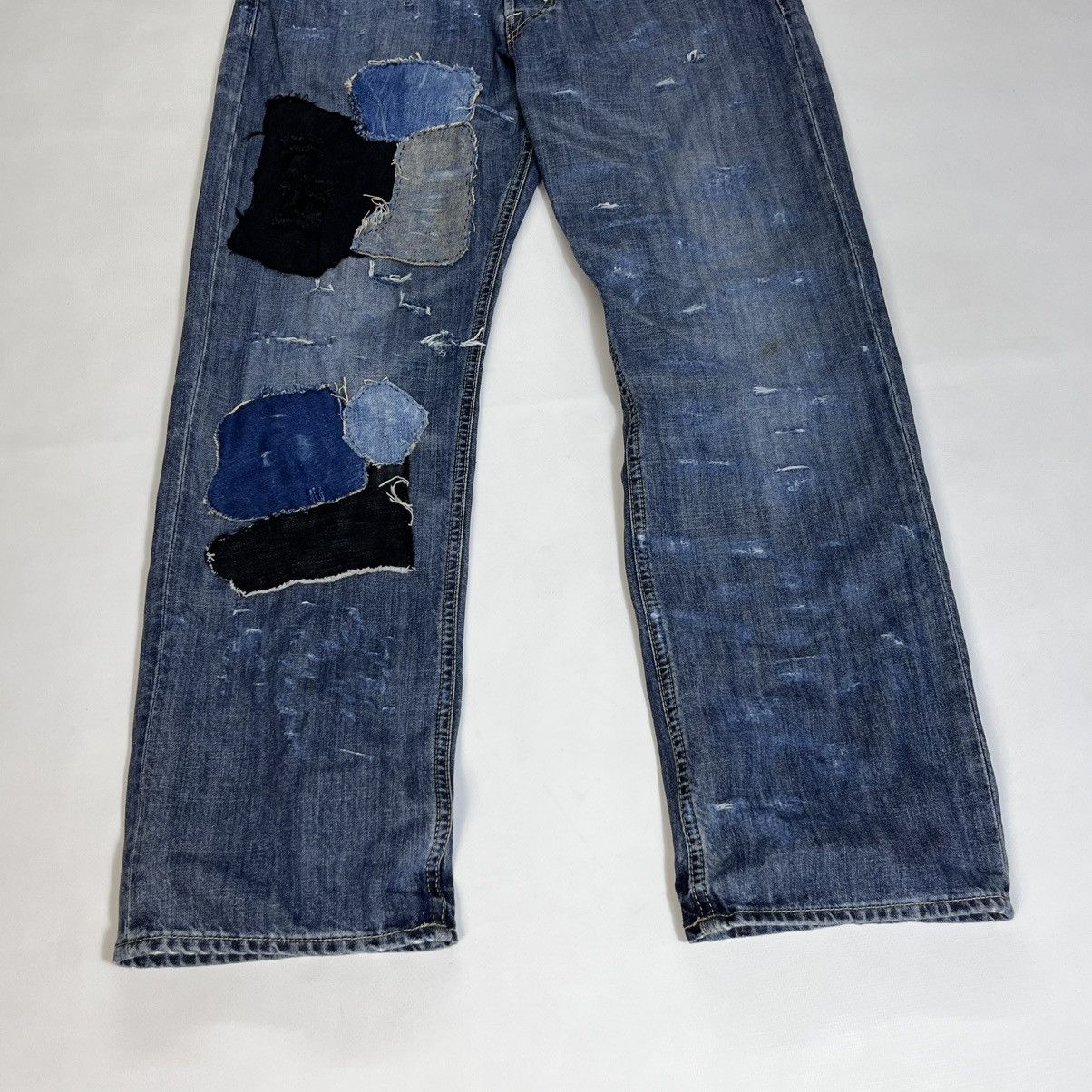 Polo Ralph Lauren Denim and Supply Ralph Lauren Patchwork Denim Custom Pants Size US 32 / EU 48 - 4 Thumbnail