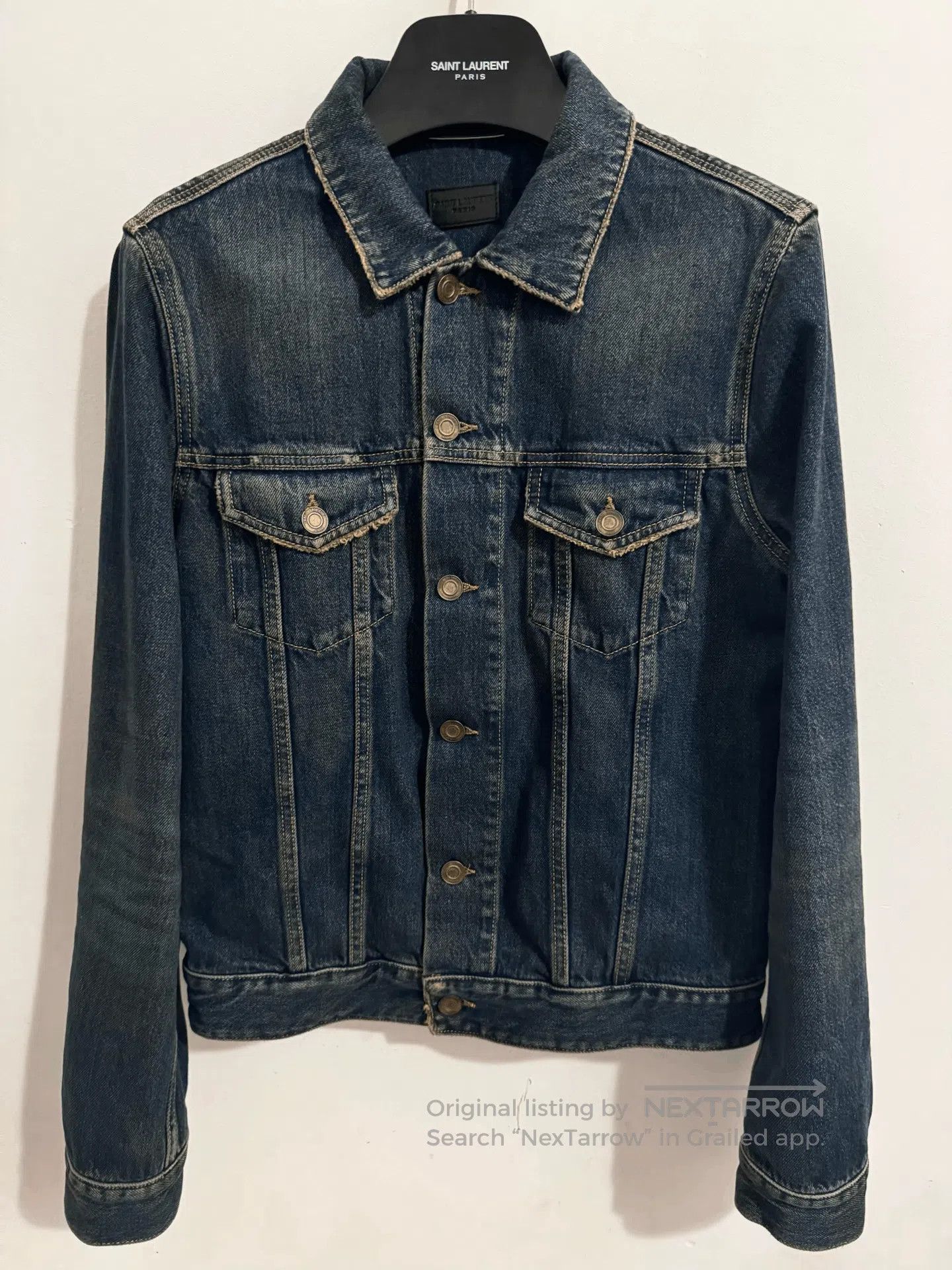 Saint Laurent Paris Saint Laurent Vintage Denim Jacket. Size US S / EU 44-46 / 1 - 1 Thumbnail
