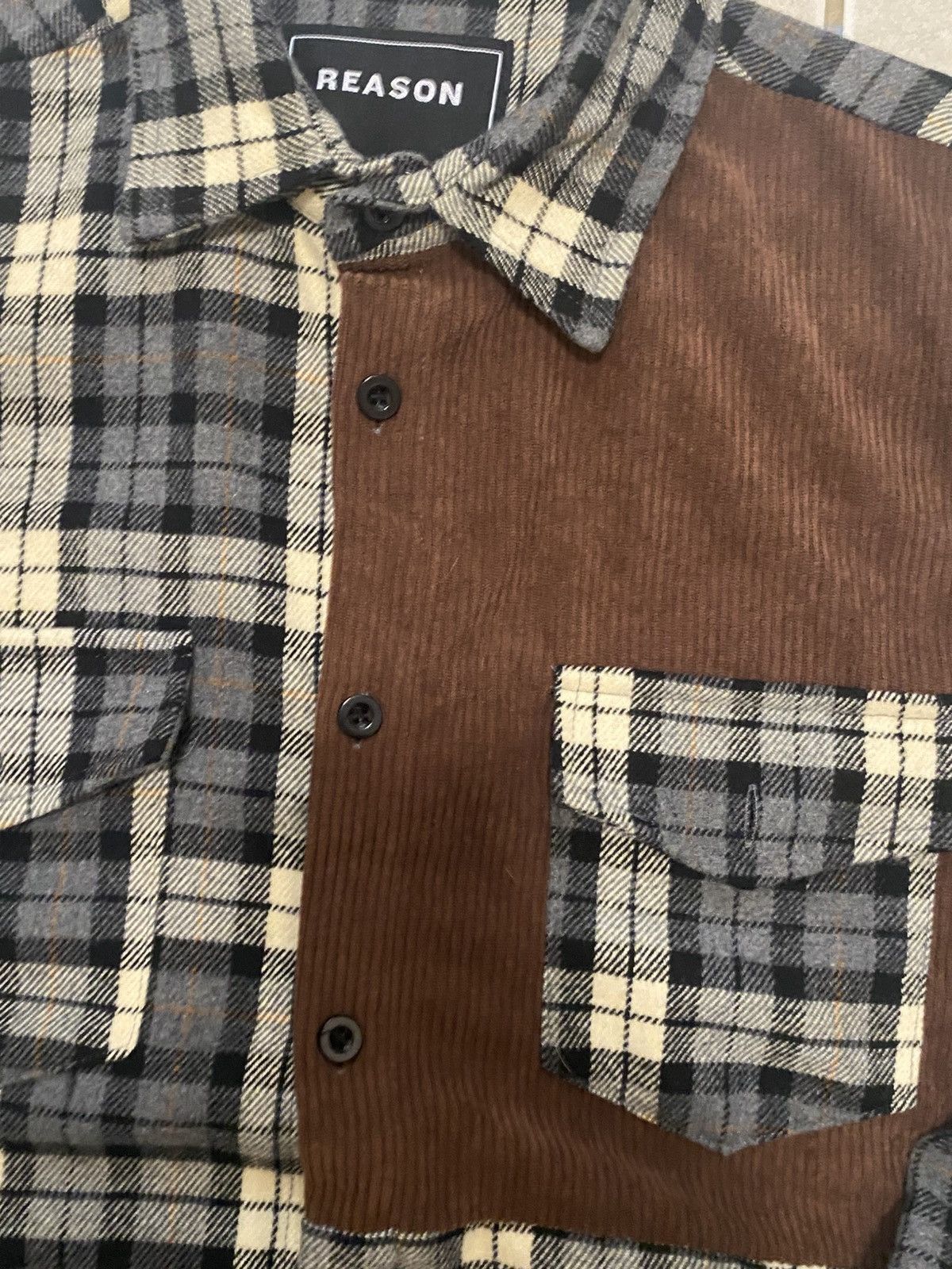 Reason Brown Skull Flannel Size US M / EU 48-50 / 2 - 3 Thumbnail