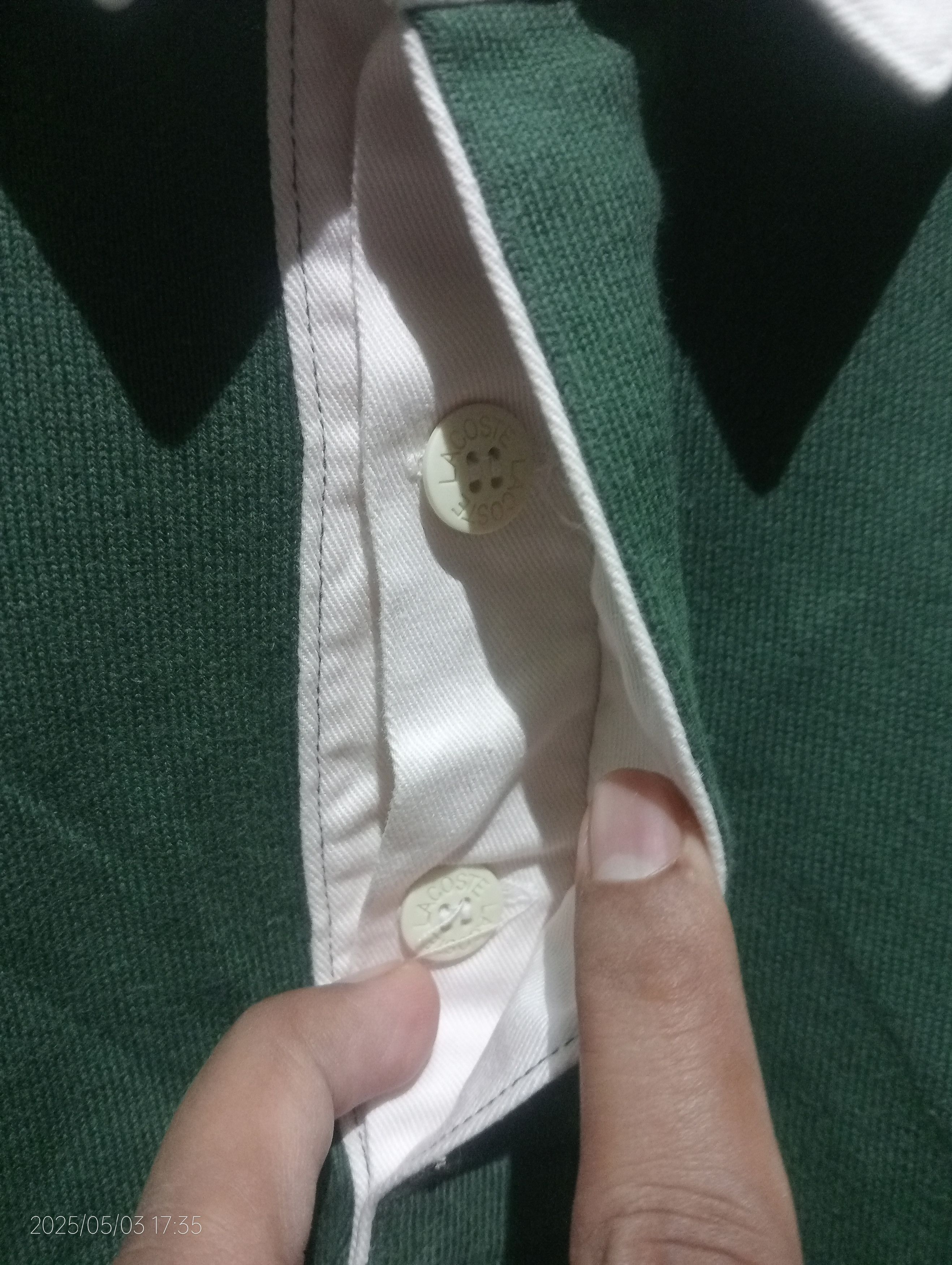 Lacoste Vintage Lacoste Polos Rugby Long Sleeve Tshirt Very Rare Size US L / EU 52-54 / 3 - 11 Thumbnail