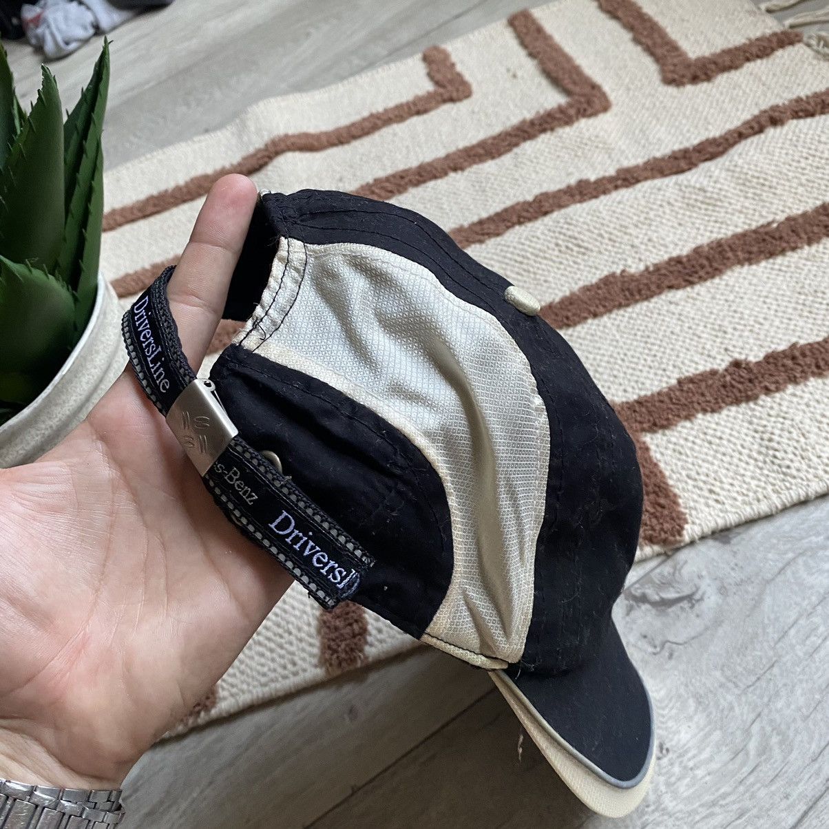 Mercedes-Benz × Vintage VINTAGE MERCEDES BENZ DRIVERS LINE RACING CAP Size ONE SIZE - 3 Thumbnail
