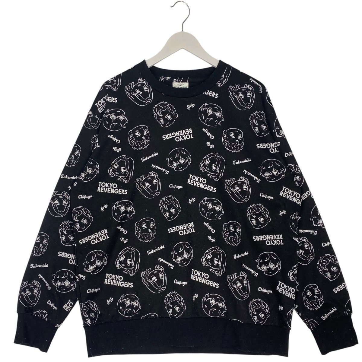 Other Vintage Tokyo Revenger Sweatshirt Crewneck Black All Over Size US M / EU 48-50 / 2 - 1 Thumbnail