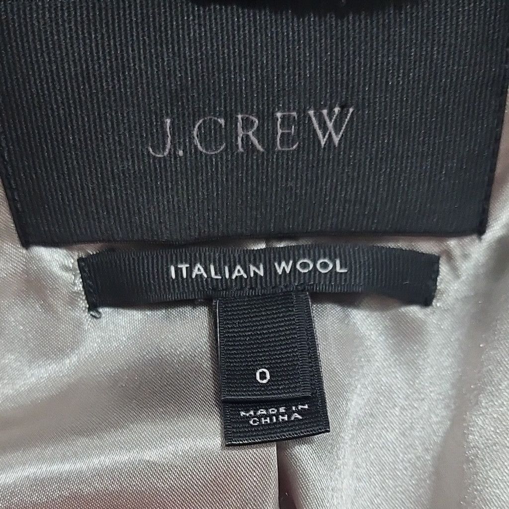 J.Crew J. Crew Gray Italian Wool Cocoon Jacket Size XS / US 0-2 / IT 36-38 - 6 Thumbnail