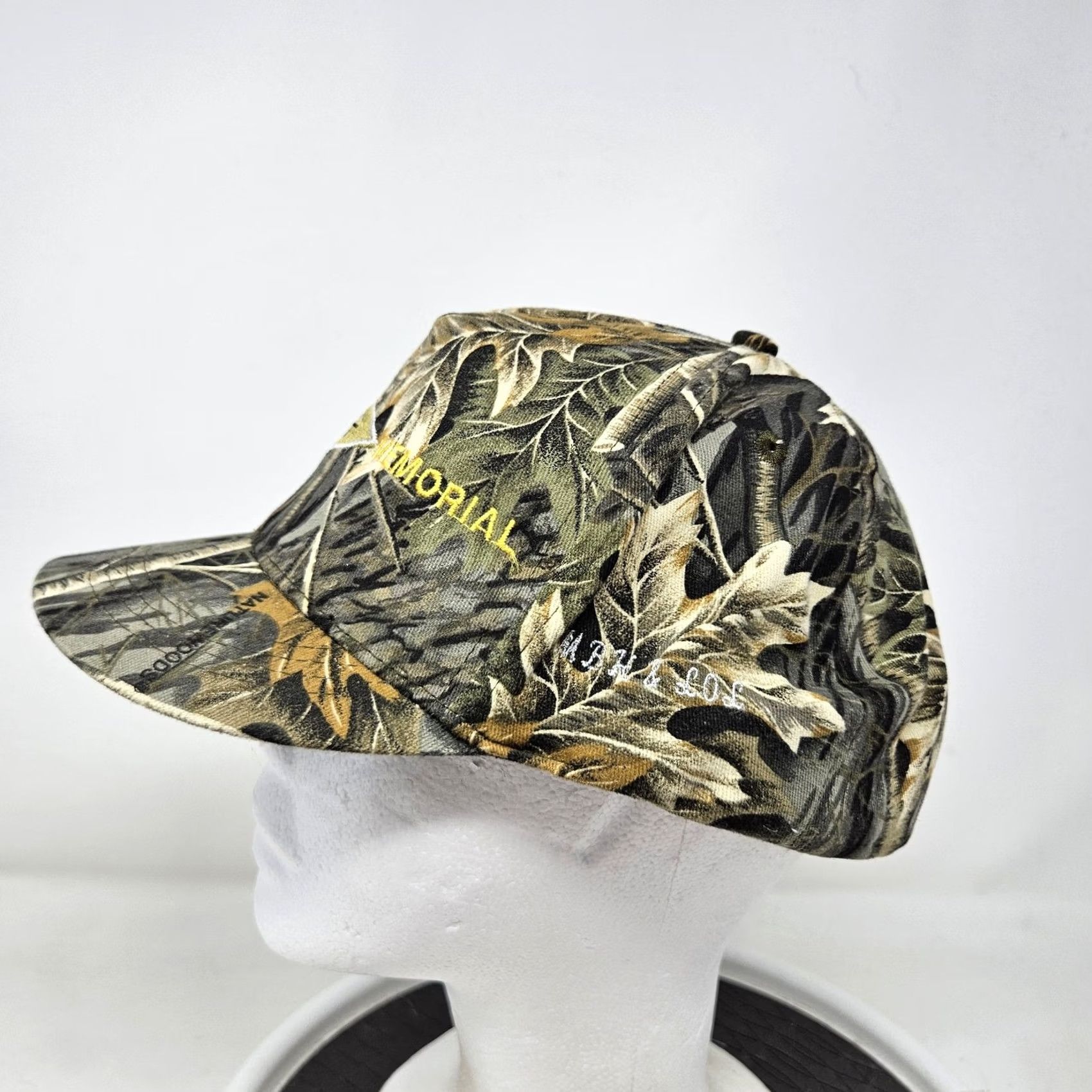 Vintage VINTAGE Joe Vincent Memorial Hat Cap Snap Back Camouflage Hunting Mens Cap Snapback Green One Size Camouflage Hunting Mens Daystone Size ONE SIZE - 5 Thumbnail