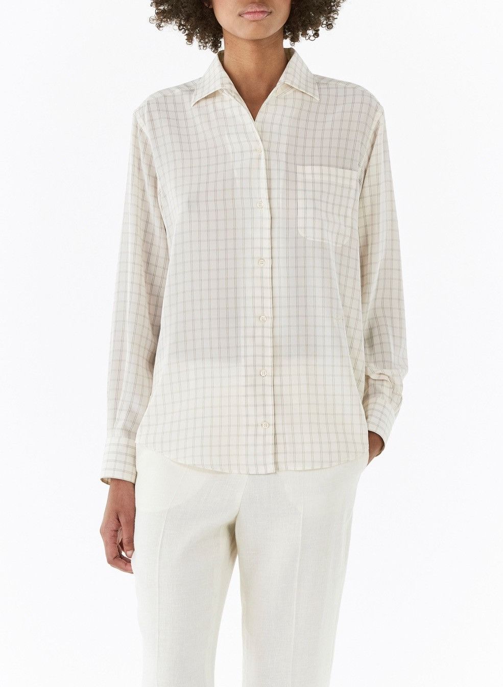 Loro Piana o1srvl11e0824 Neo Andre Shirt in White Size XXL / US 16-18 / IT 52-54 - 3 Thumbnail