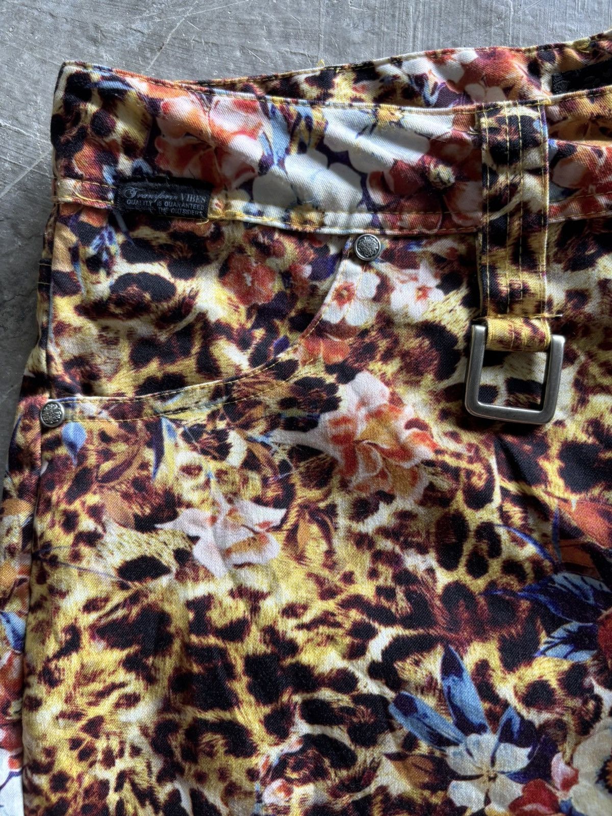 20471120 × Hysteric Glamour × If Six Was Nine Crazy XFRM leopard flower overprint short punk rockstar Size US 32 / EU 48 - 10 Thumbnail