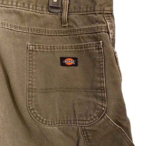 Dickies Dickies Mens Green Cotton Work Pants 44x32 With Pockets Butt Size US 44 / EU 60 - 4 Thumbnail