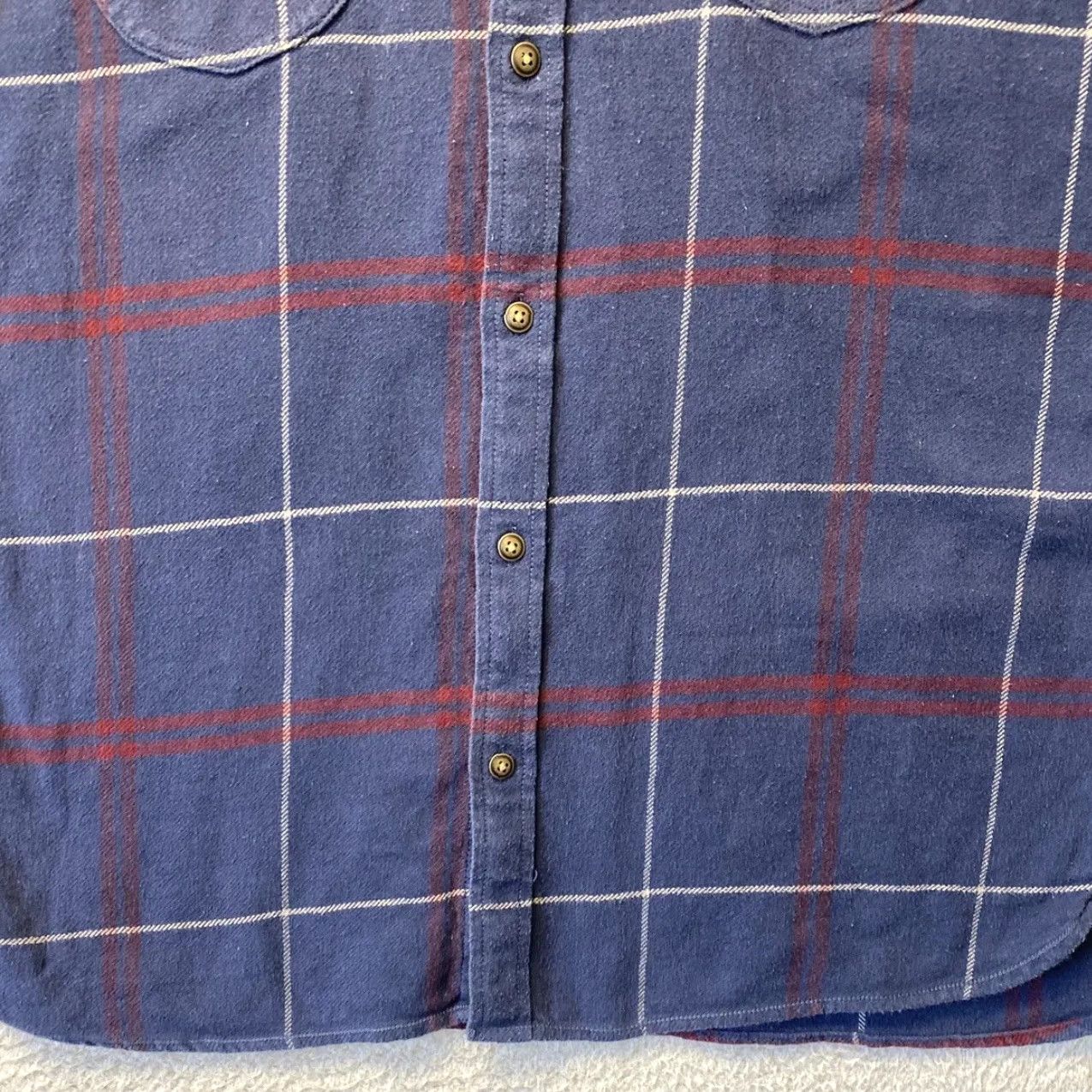 Vans VANS Shirt Men 2XL Blue Plaid Tailored Fit Button-Up Long Sleeve Cotton Canvas 95-8 Size US XXL / EU 58 / 5 - 2 Thumbnail