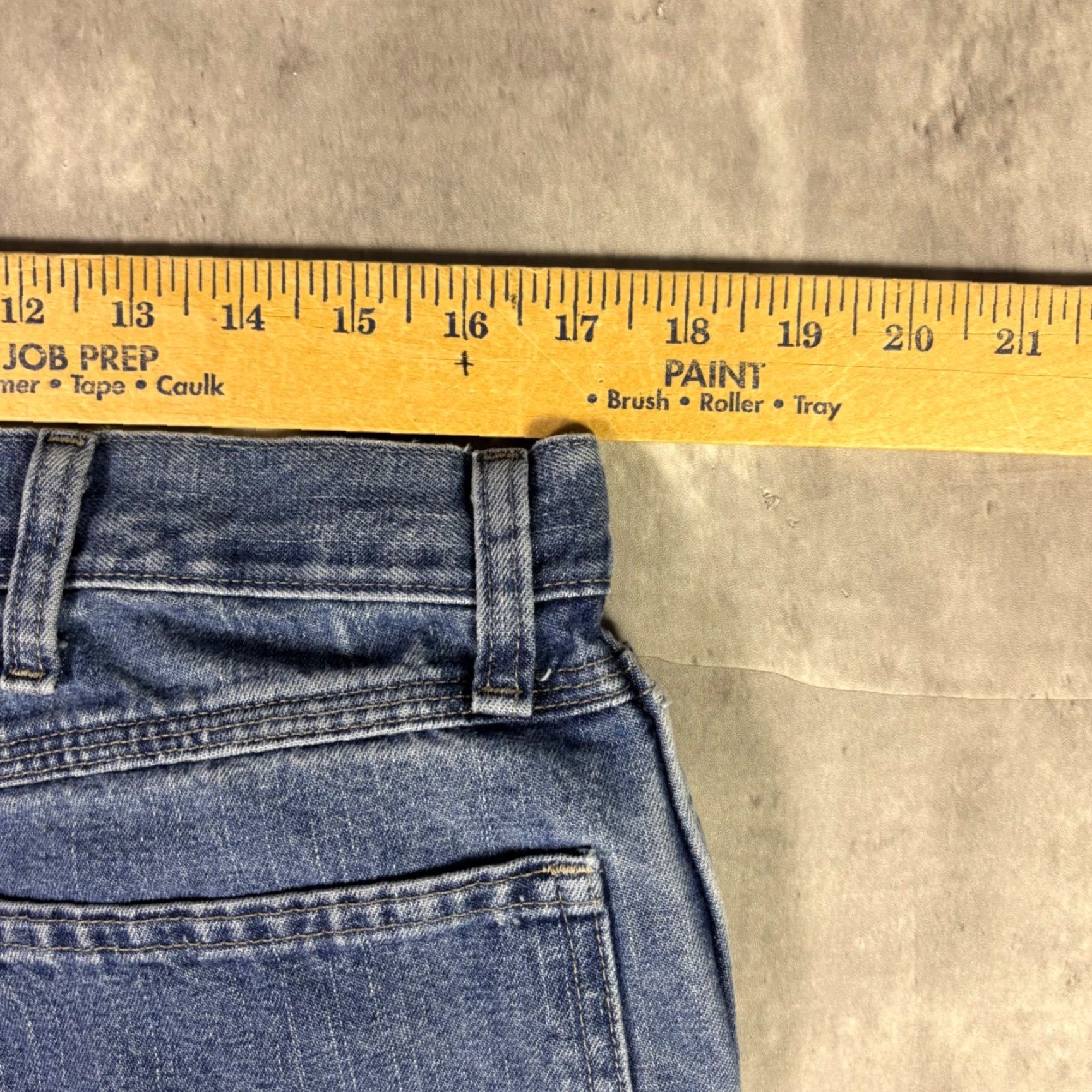Wrangler VINTAGE Wrangler Carpenter Jeans Blue Denim Regular Fit Mens Size 34x30 Distressed 90s Size US 34 / EU 50 - 3 Thumbnail