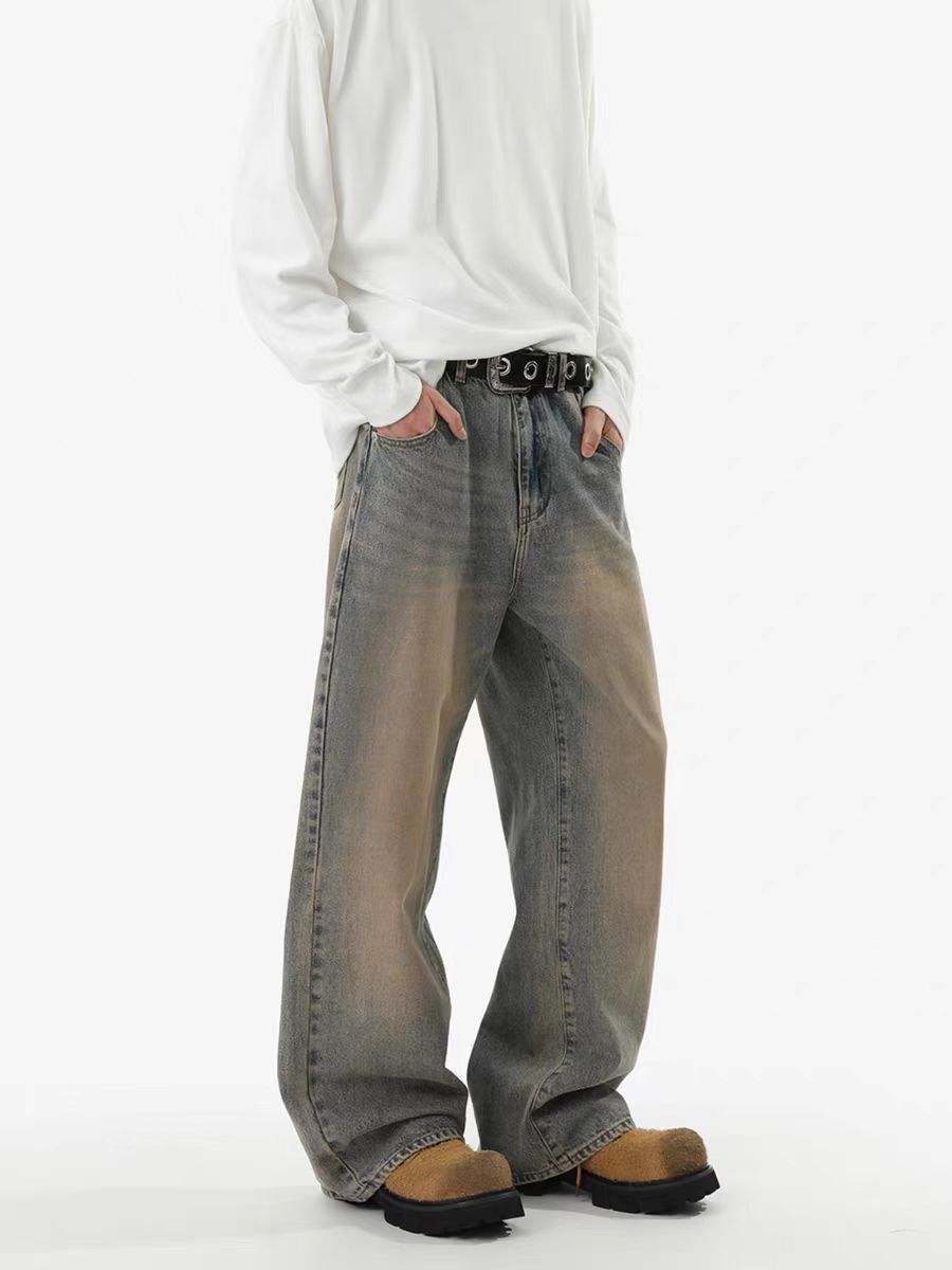 Japanese Brand × Jean High Street Washed Vintage Loose Jeans Size US 34 / EU 50 - 4 Thumbnail