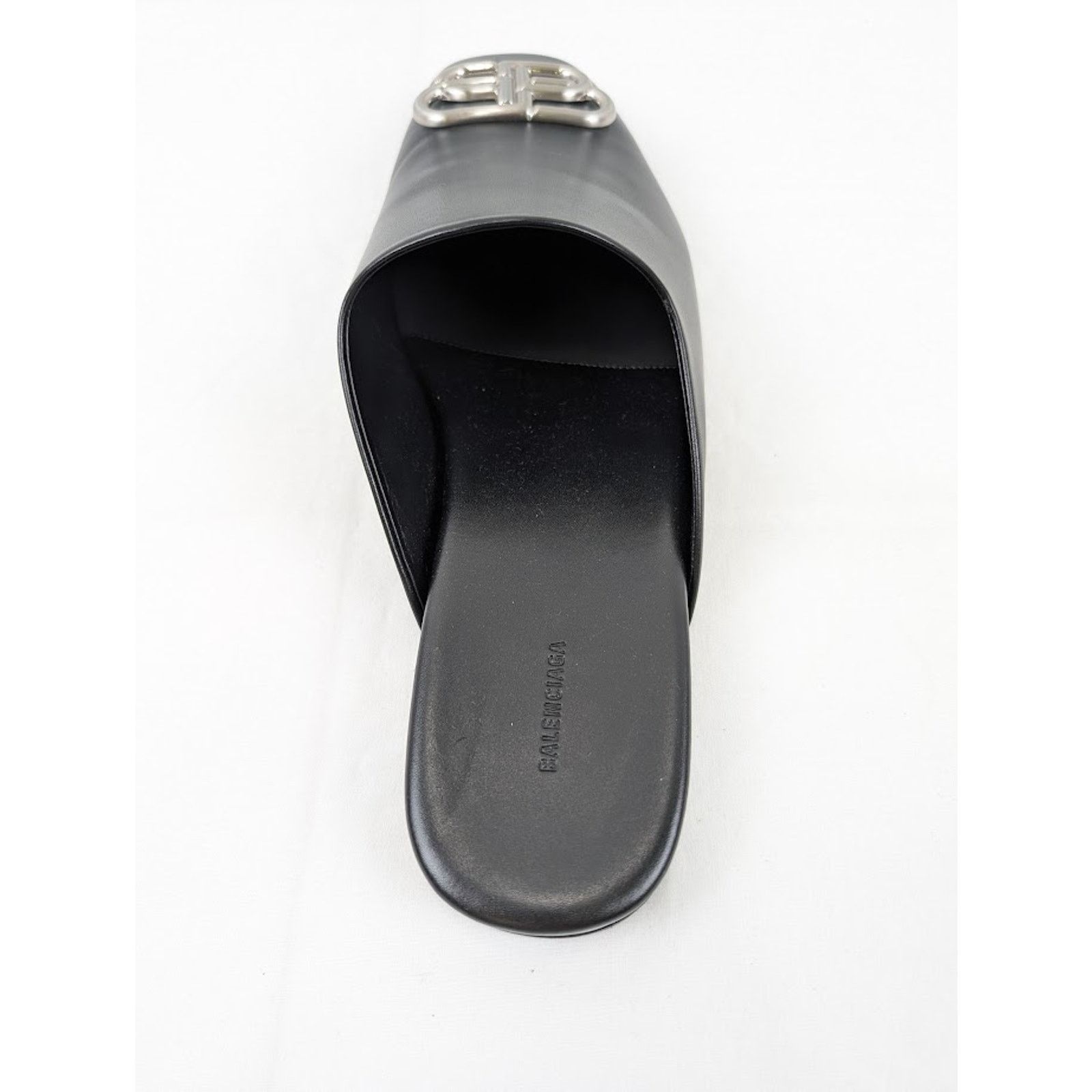 Balenciaga o1rshd1 Q:2 / Cosy BB Mules in Black/Nikel Size US 9 / EU 42 - 11 Thumbnail