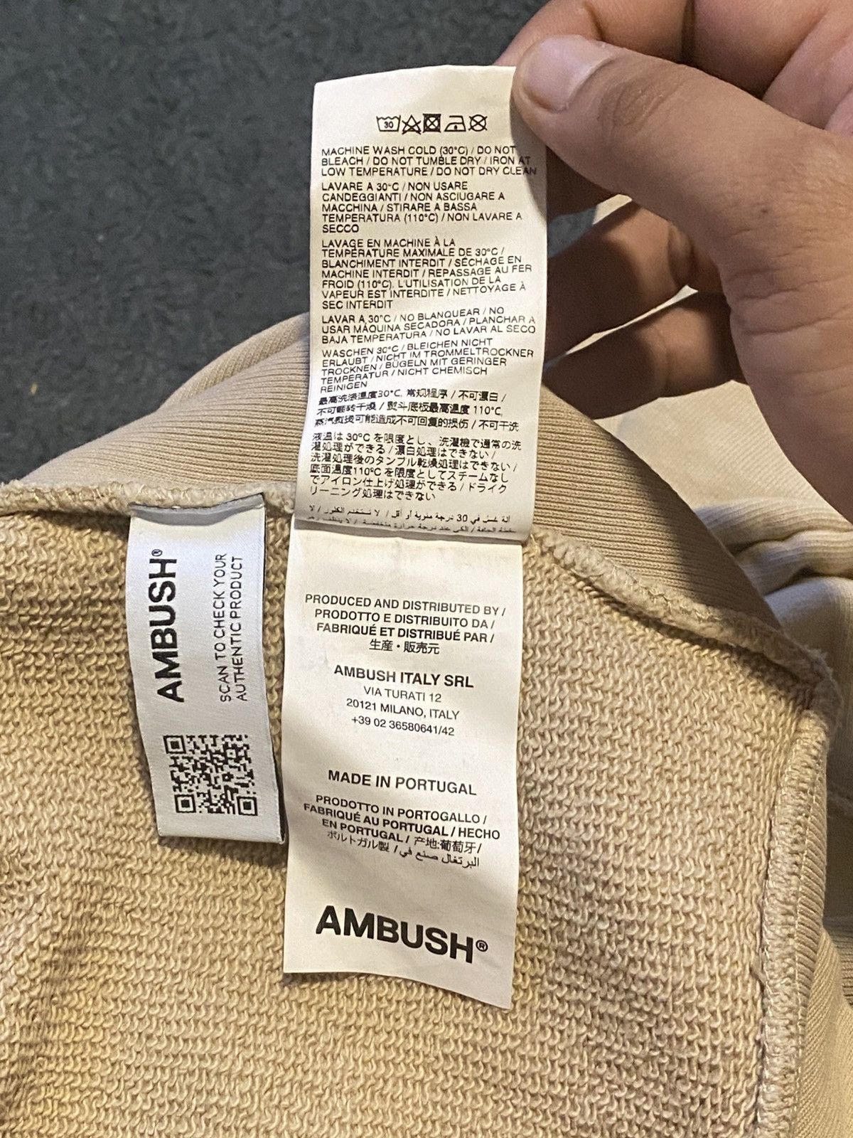 Ambush Design × Japanese Brand AMBUSH EMBROIDERED LOGO CREW NECK SWEATSHIRT Size US XL / EU 56 / 4 - 7 Thumbnail