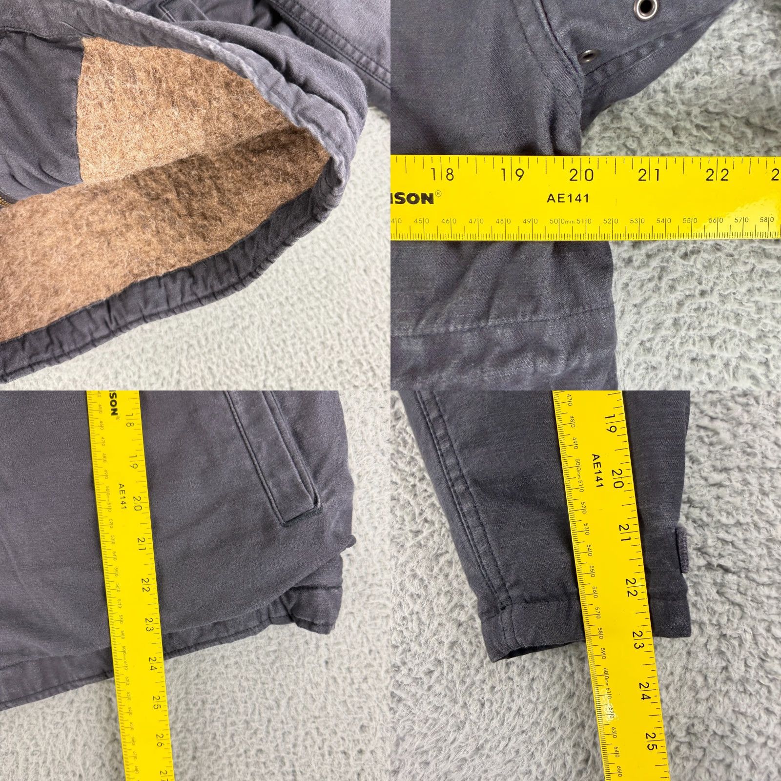 Vintage Radiall Jacket Mens Small Gray Wool Alpaca Long Sleeve Button Front Japan - Vintage? No Size US S / EU 44-46 / 1 - 8 Thumbnail