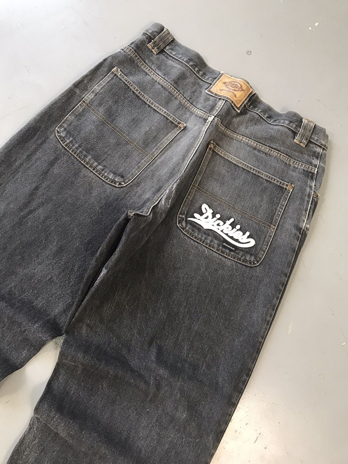 Dickies × Vintage Vintage dickies spell out embroidered denim Size US 40 / EU 56 - 3 Thumbnail
