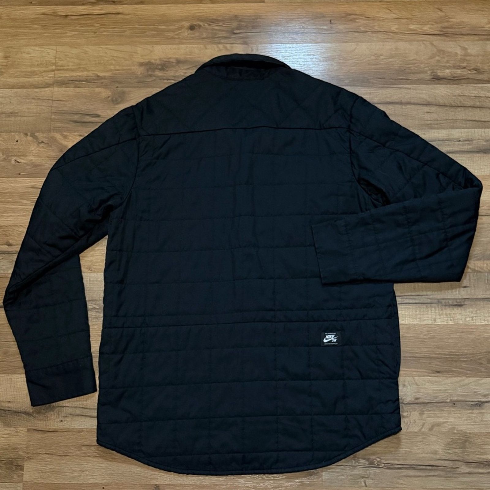 Nike Y2K Nike SB Quilted Button Up Windbreaker Jacket Size US L / EU 52-54 / 3 - 2 Thumbnail