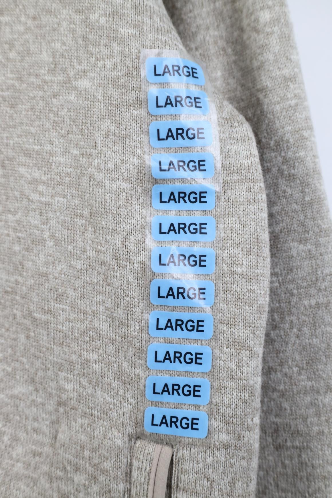 Eddie Bauer Deadstock Y2K Eddie Bauer Fleece Knit 1/4 Zip Sweater Beige Size US L / EU 52-54 / 3 - 4 Thumbnail