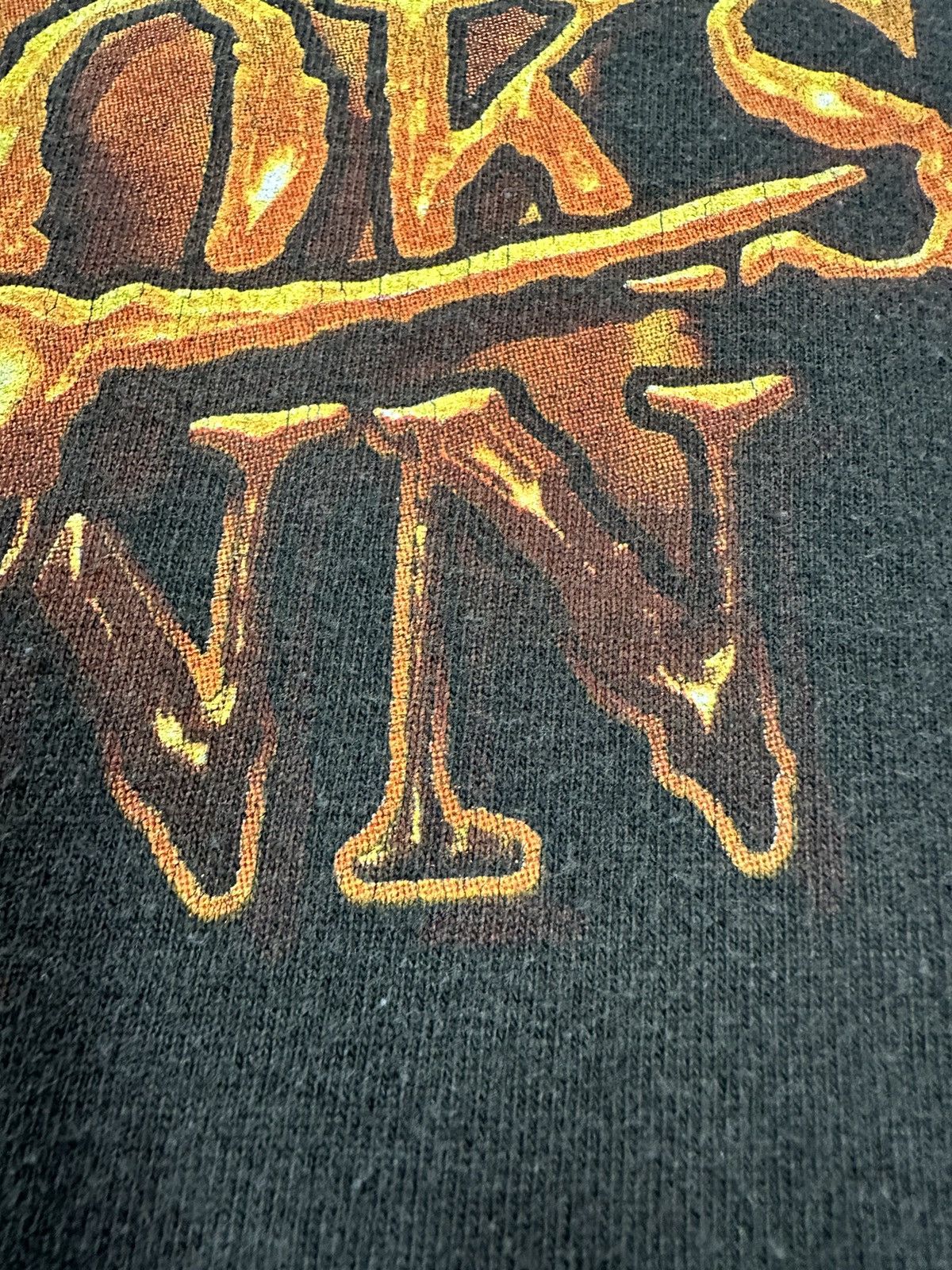 Band Tees Vintage 90s Brooks And Dunn Flames Country Band T-Shirt Size US XXL / EU 58 / 5 - 7 Thumbnail