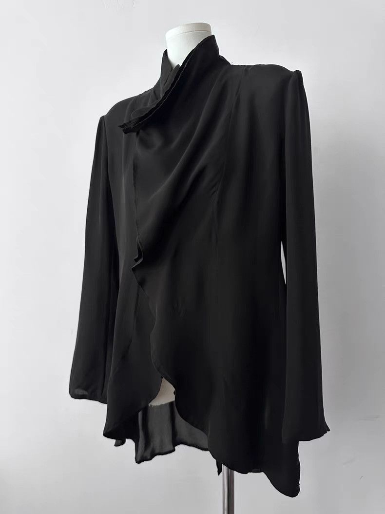 Yohji Yamamoto Yohji yamamoto silk suit jacket Size M / US 6-8 / IT 42-44 - 1 Thumbnail