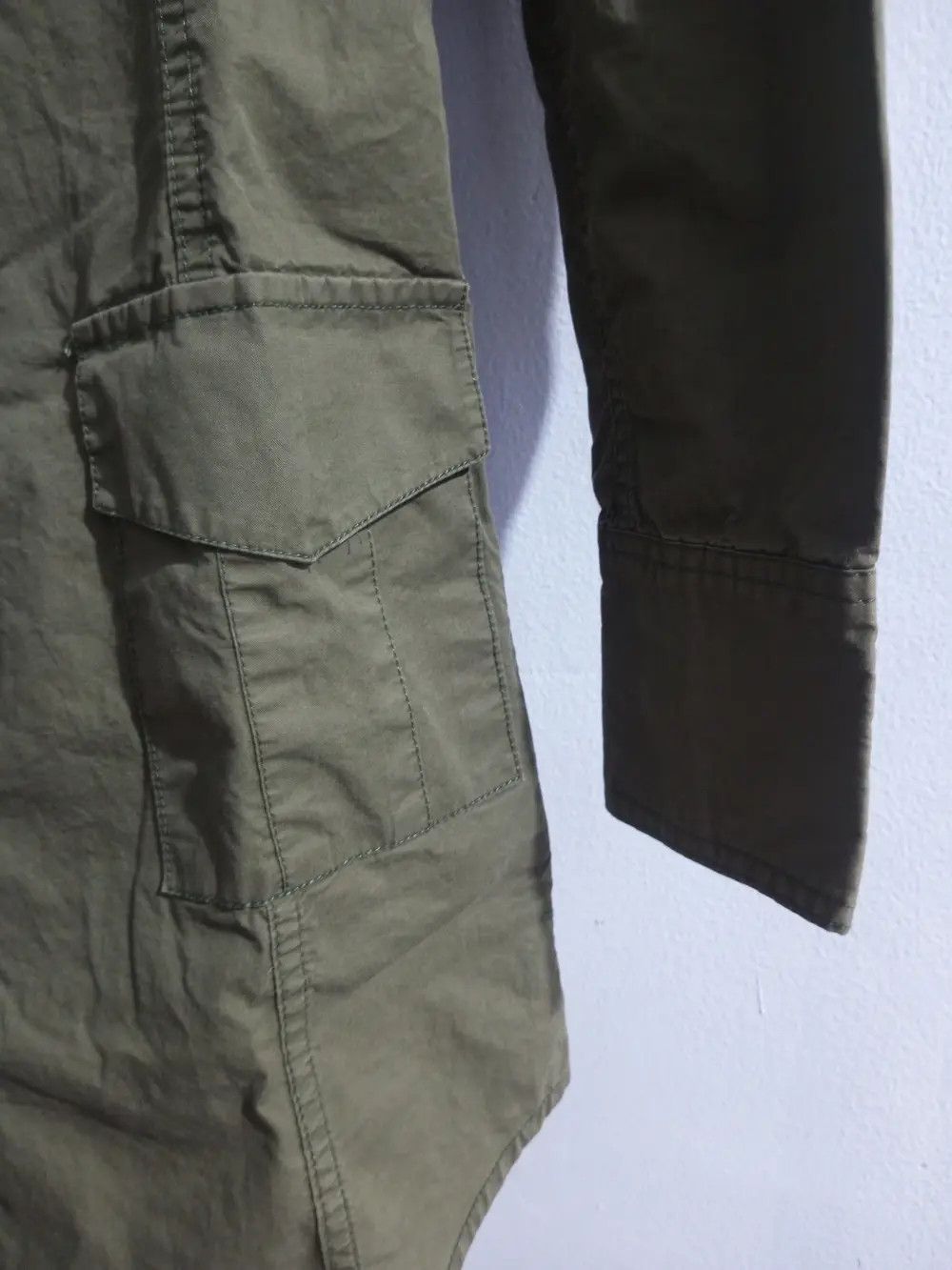 Vintage GOA multi pocket military long shirt Size US XXS / EU 40 - 6 Thumbnail