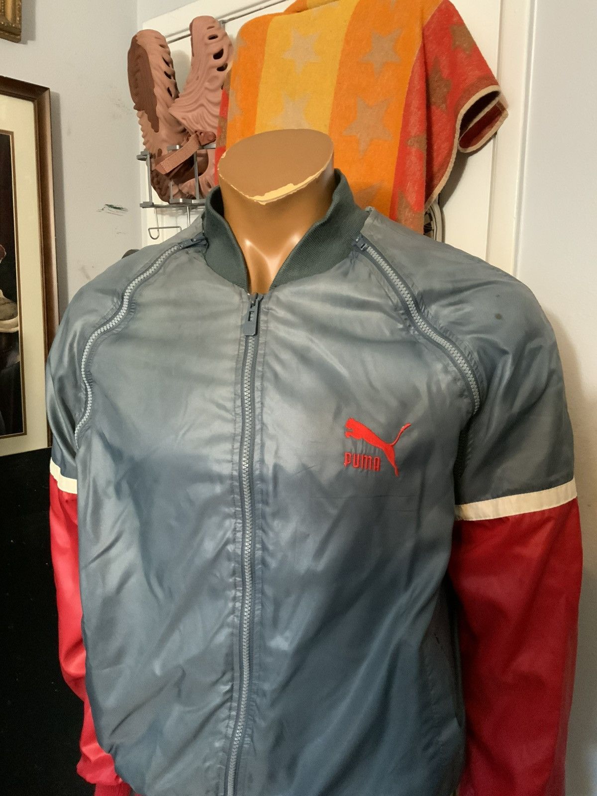 Puma Vintage 80s 90s Puma Convertible Zip Windbreaker Jacket Vest Size US M / EU 48-50 / 2 - 11 Thumbnail