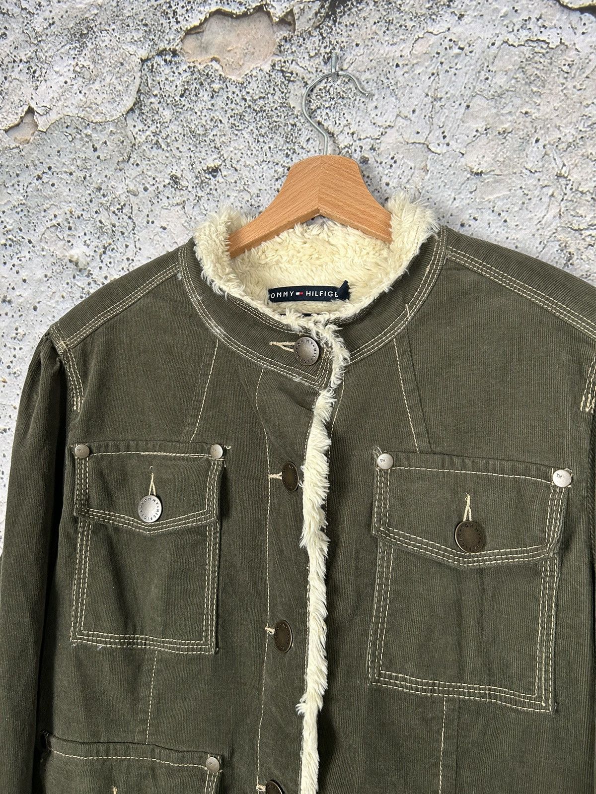 Tommy Hilfiger Tommy Hilfiger Sherpa Winter Jacket Vintage Streetwear Size US XL / EU 56 / 4 - 3 Thumbnail