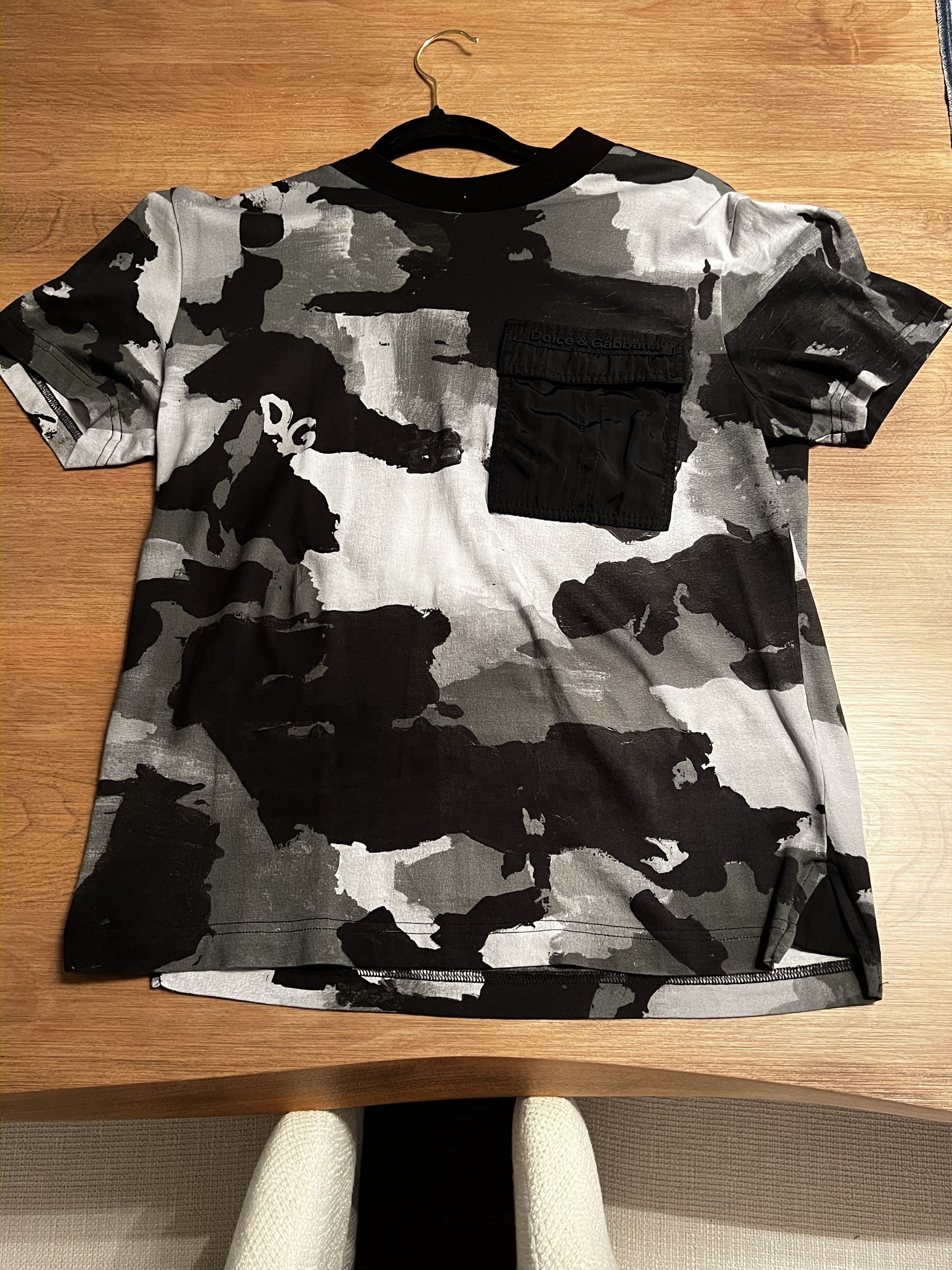 Dolce & Gabbana Camouflage-pattern Crew-neck T-shirt in Multicolor Size US S / EU 44-46 / 1 - 1 Thumbnail