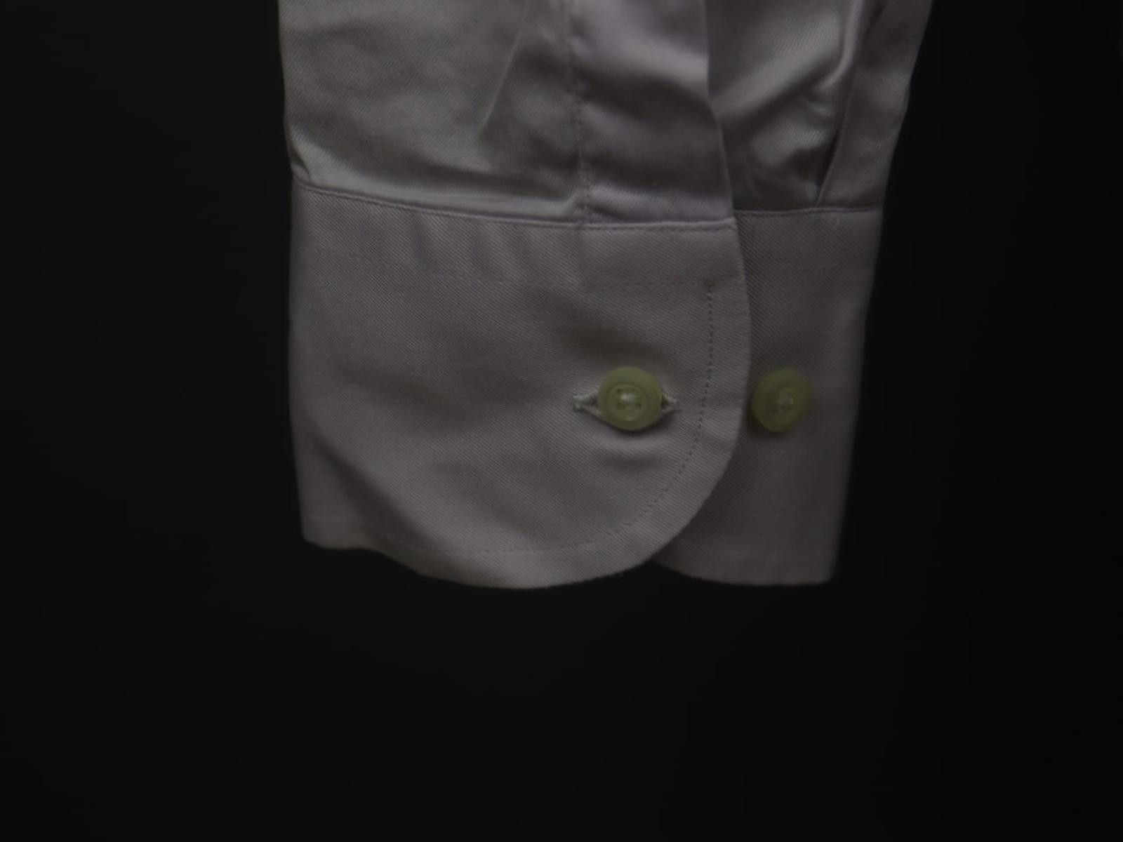 Armani Armani Pink 100% Cotton Collar Formal Dress Shirt Size 40 Size 38R - 7 Thumbnail