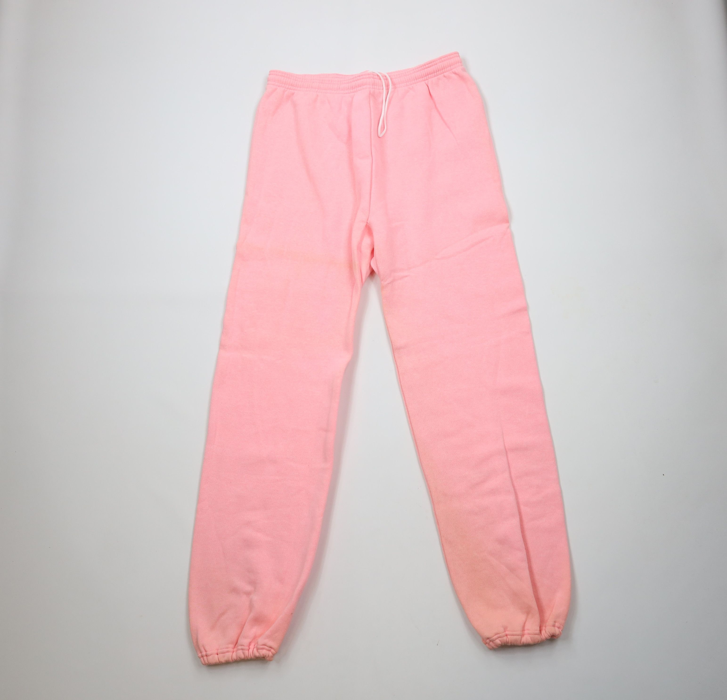 Vintage Deadstock Vintage 90s Streetwear Sweatpants Joggers Pink USA Size 30" / US 8 / IT 44 - 1 Thumbnail