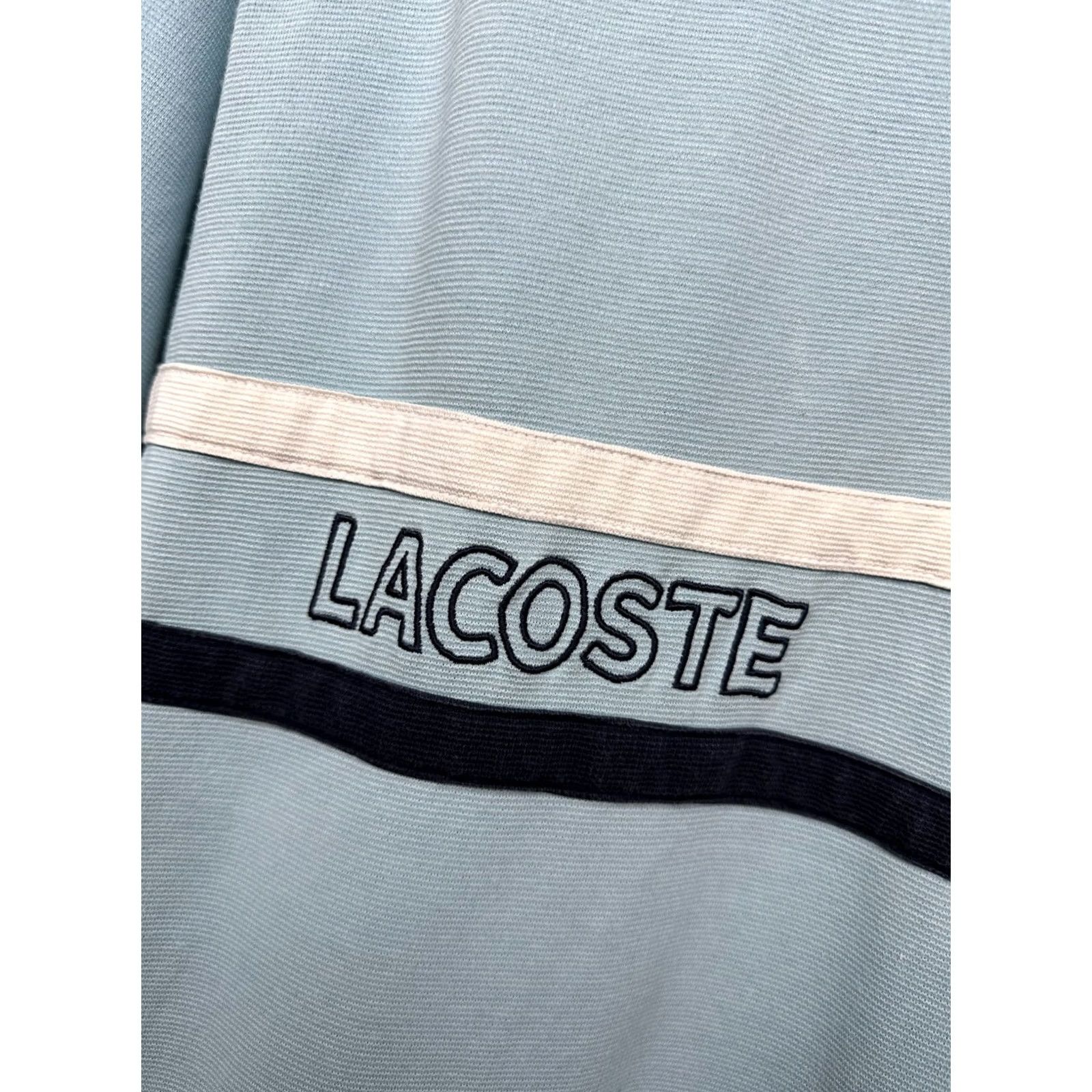 Lacoste Lacoste Polo Shirt XL Mens Blue Cotton Logo Vintage Shirt Polo XL Mens Blue Cotton Logo Vintage Size US XL / EU 56 / 4 - 4 Thumbnail