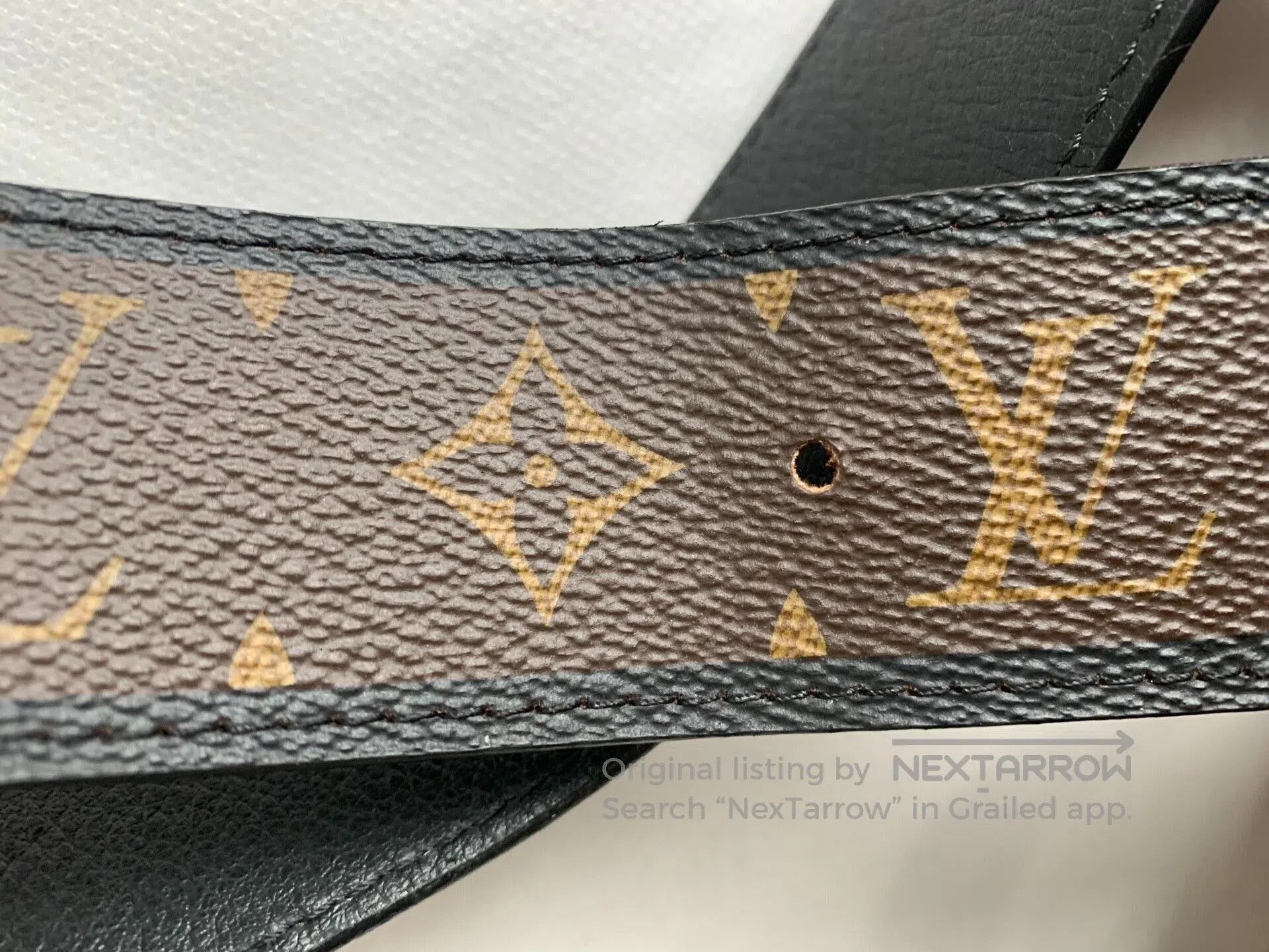Louis Vuitton LV Classic Monogram Belt. Size ONE SIZE - 3 Thumbnail