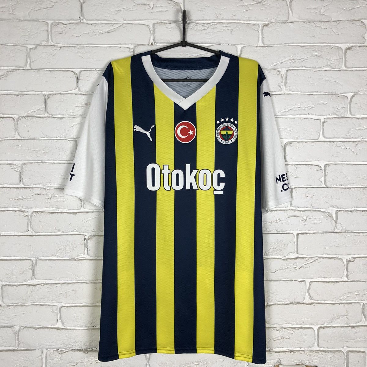 Puma Fenerbahce #33 Krunic 2023 2024 home jersey Size US XXL / EU 58 / 5 - 1 Thumbnail