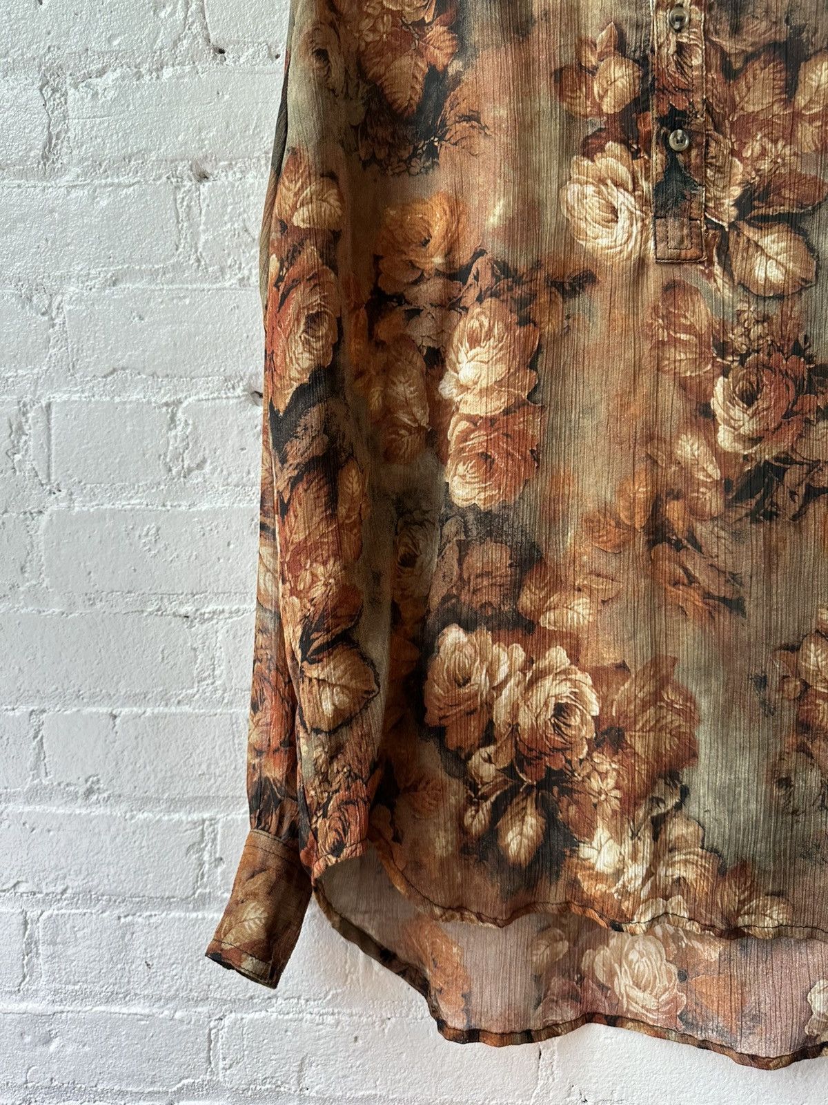 Enfants Riches Deprimes EARLY ERD FLORAL SILK BUTTON UP SHIRT M-L Size US M / EU 48-50 / 2 - 4 Thumbnail