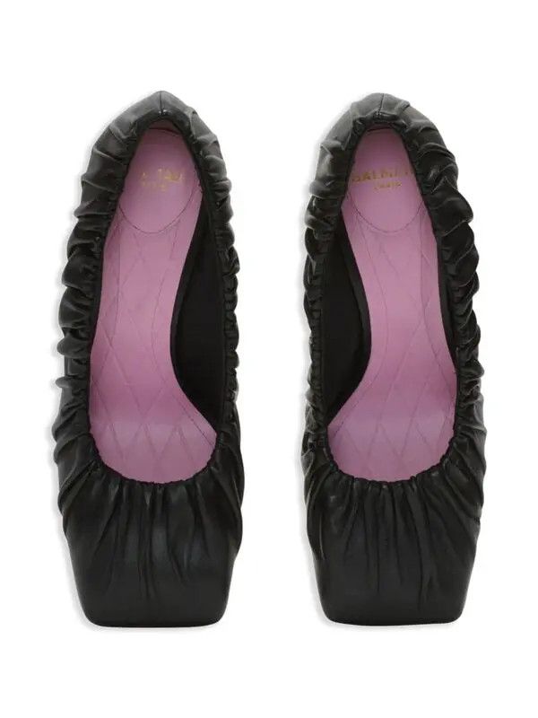 Balmain o1s1wg111225 95mm Eden Pumps in Black Size US 8 / IT 38 - 4 Thumbnail