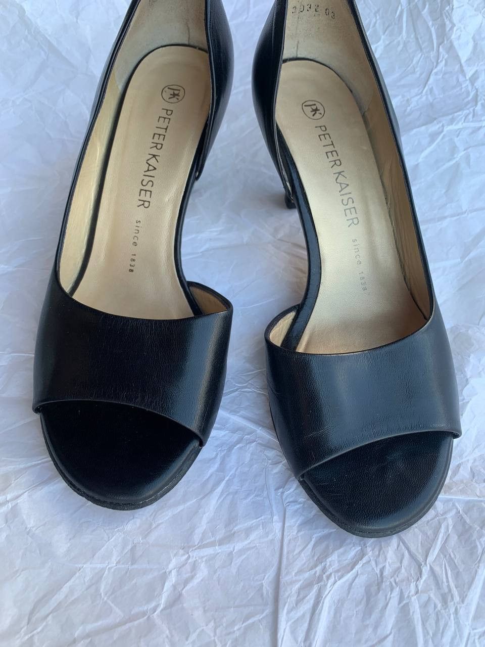 Other Peter Kaiser black women's leather vintage sandals Size US 6 / IT 36 - 4 Thumbnail