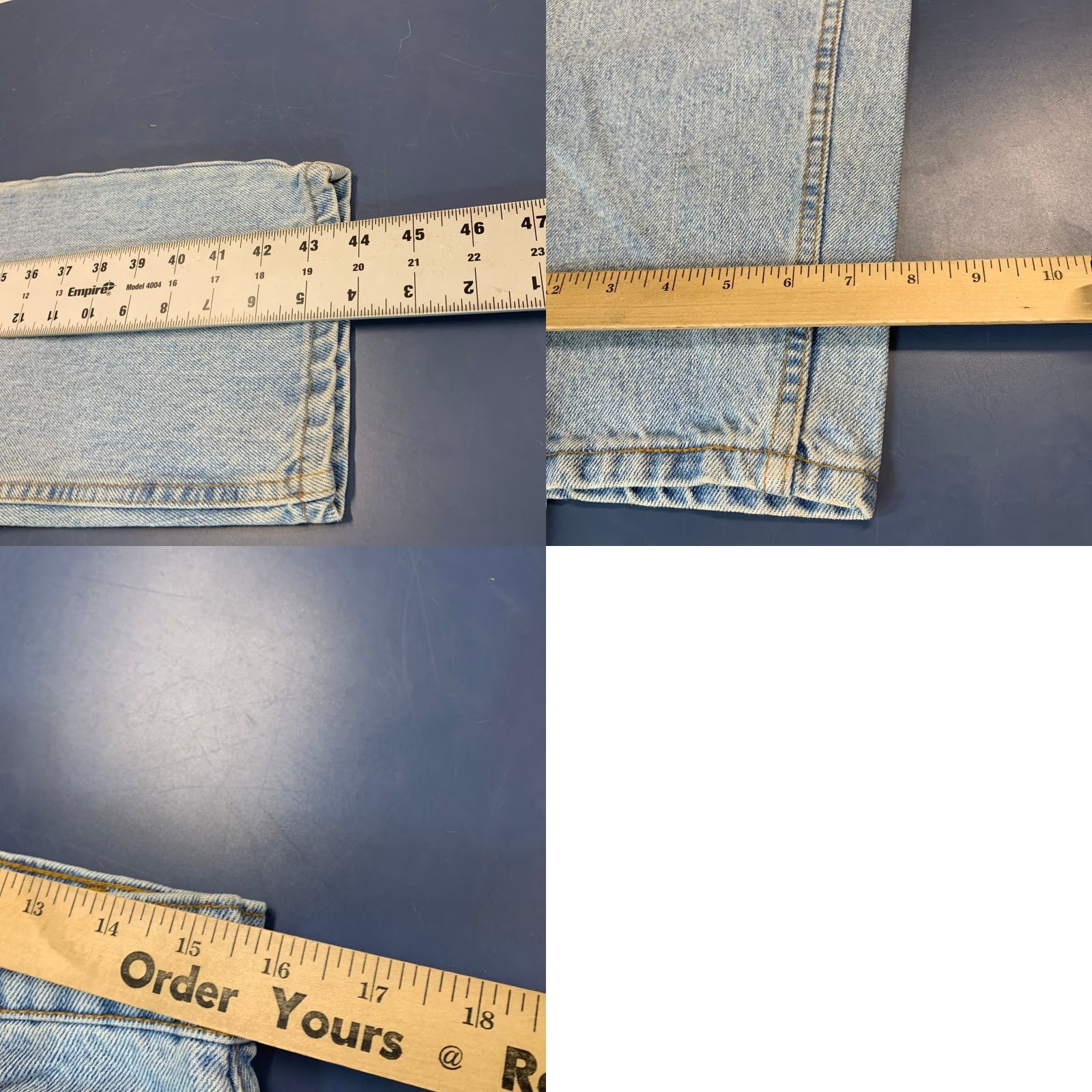 Levi's VINTAGE Levi's 550 Jeans Men 31x33 Light Wash Relaxed Tapered USA Denim 5-Pocket 90s Style Mens Size US 31 - 9 Thumbnail
