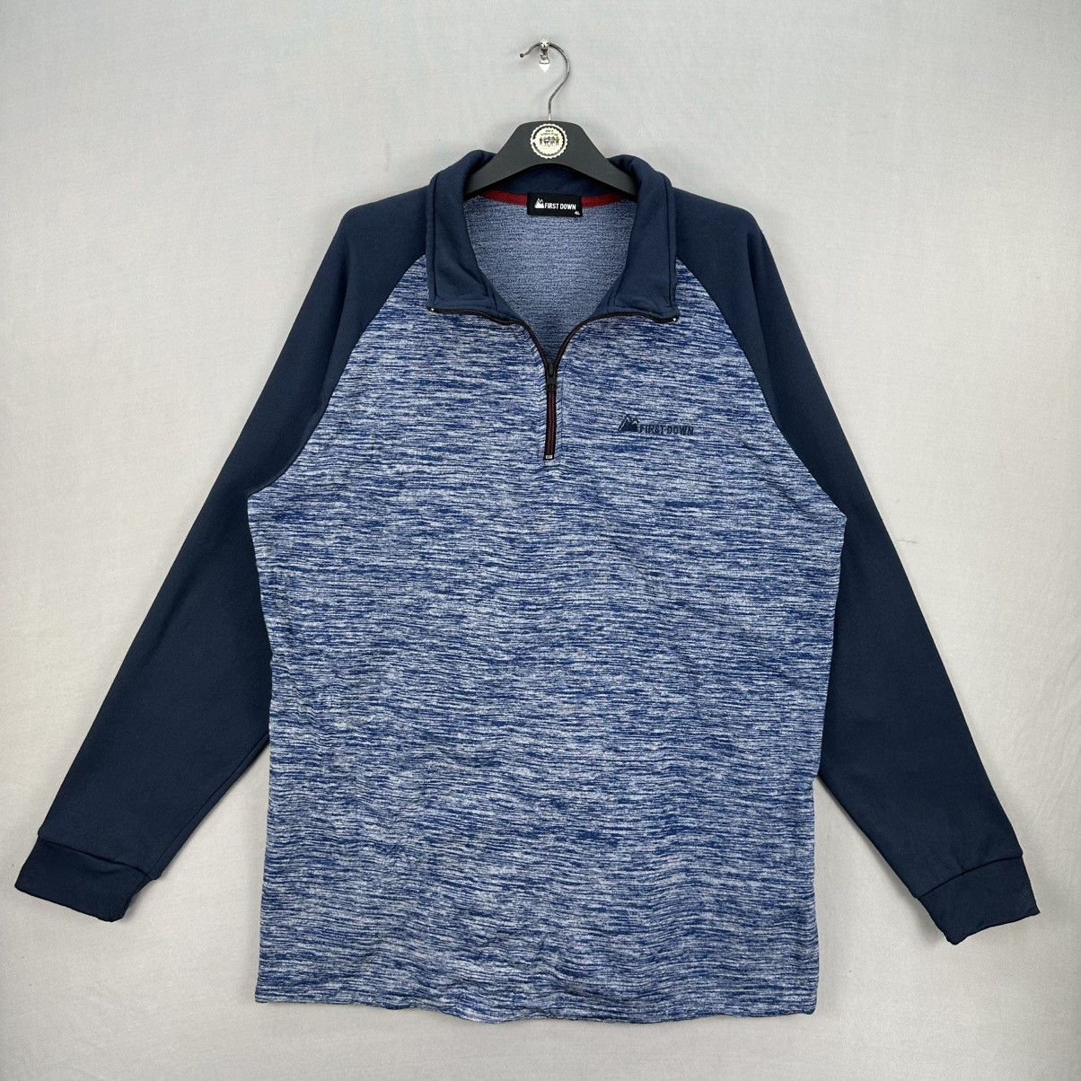 Japanese Brand First Down Men Outdoorwear Big Size Pullover Longsleeve Size US XL / EU 56 / 4 - 1 Thumbnail