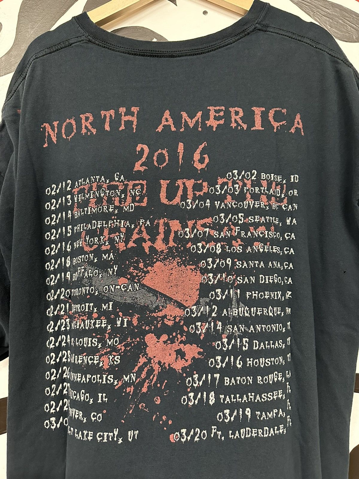 Band Tees × Vintage 2016 Cannibal Corpse North American Tour T-Shirt Size US XXL / EU 58 / 5 - 14 Thumbnail