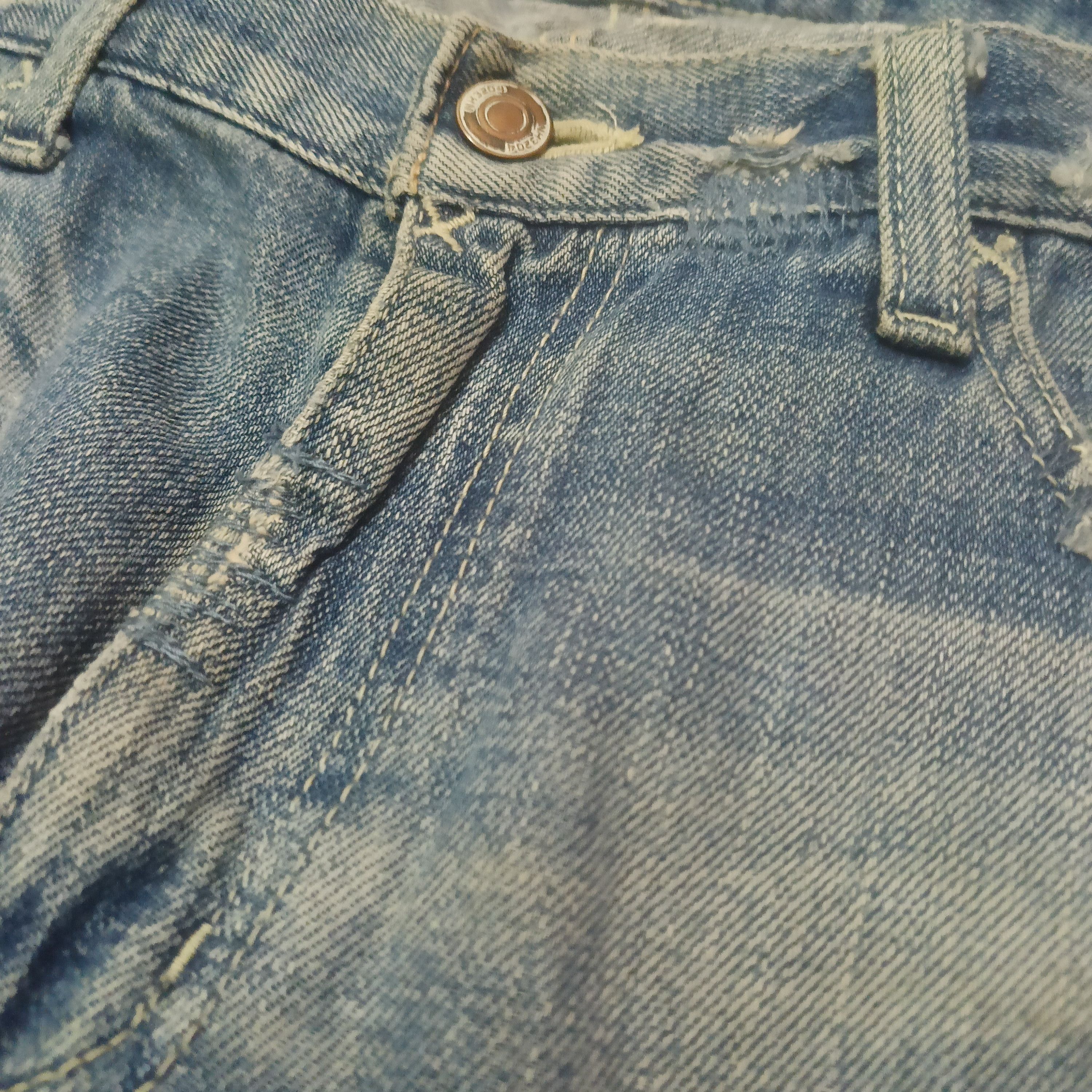 Neighborhood Rare!!! Neighborhood Savage Selvedge Jeans Distressed Jeans Size US 33 - 6 Thumbnail