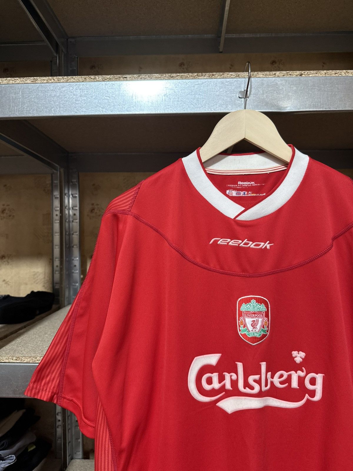 Reebok Vintage Reebok Liverpool 2002 2003 2004 Home Soccer Jersey Size US XL / EU 56 / 4 - 3 Thumbnail