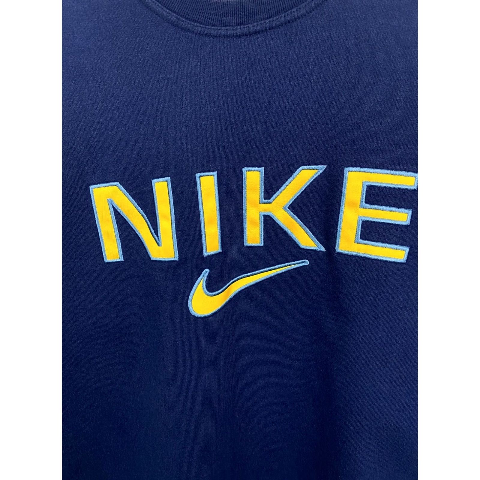 Nike VINTAGE Nike Sweatshirt 90s Blue M Men's Pullover Athletic Y2K Rare Retro Size M US Size US M / EU 48-50 / 2 - 4 Thumbnail