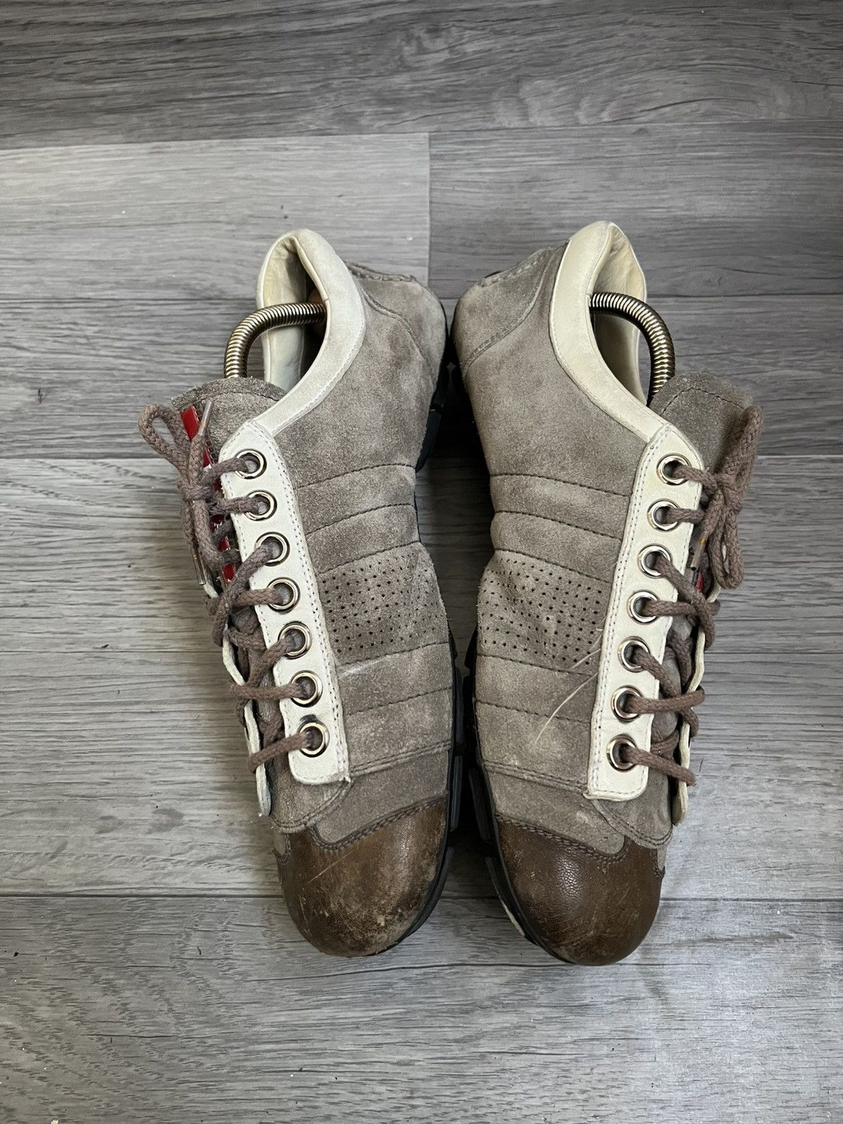 Prada Prada montecarlo suede low top sneakers uk 7.5 Size US 8.5 / EU 41-42 - 8 Thumbnail