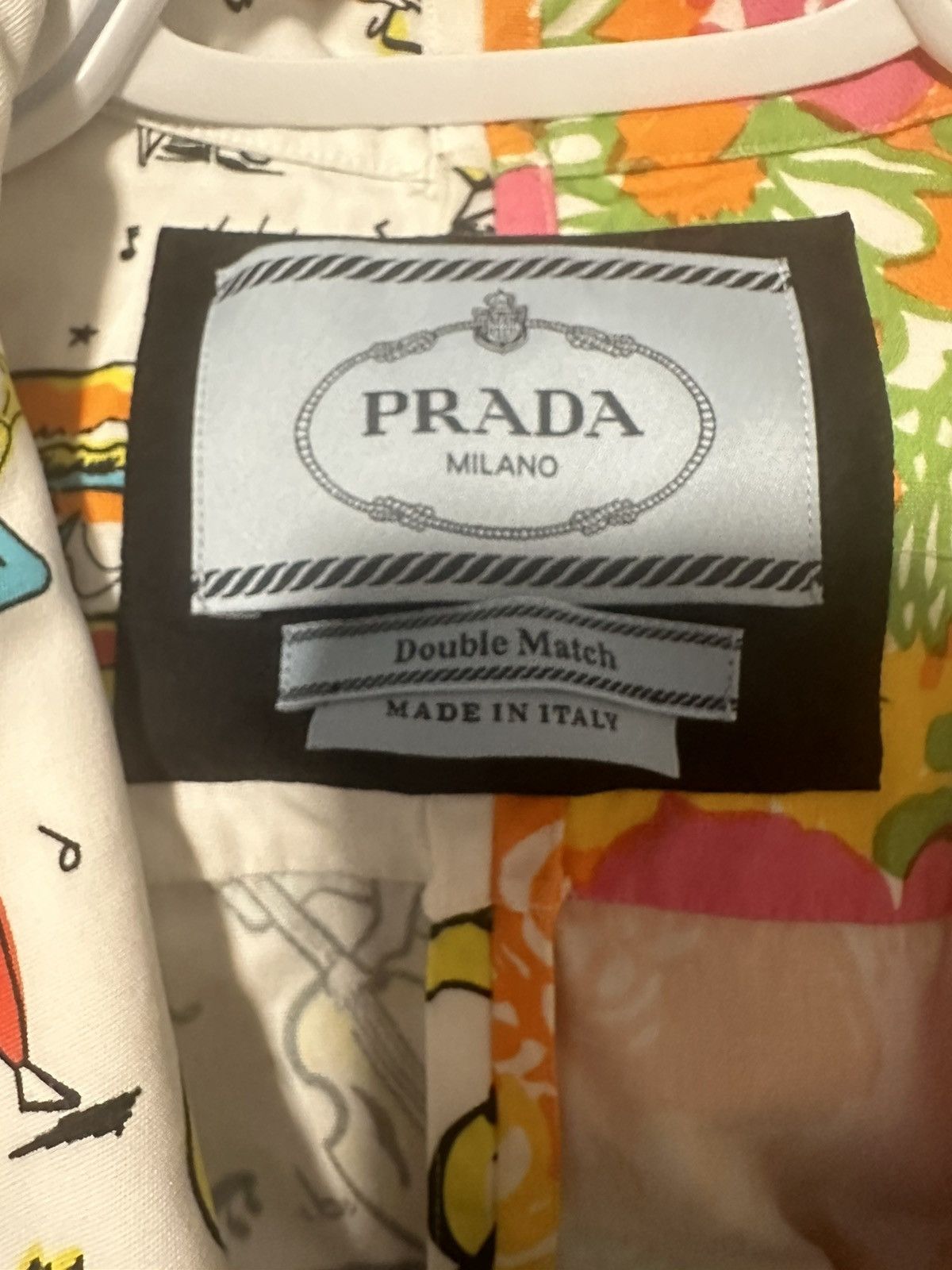Prada Prada Double Match Cotton Shirt Size US S / EU 44-46 / 1 - 8 Thumbnail