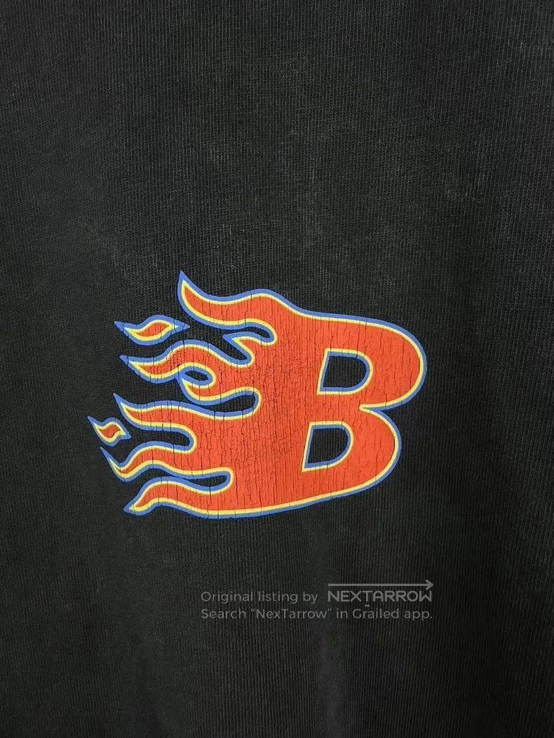 Balenciaga Balenciaga Flame Print Short Sleeve Shirt . Size US L / EU 52-54 / 3 - 3 Thumbnail