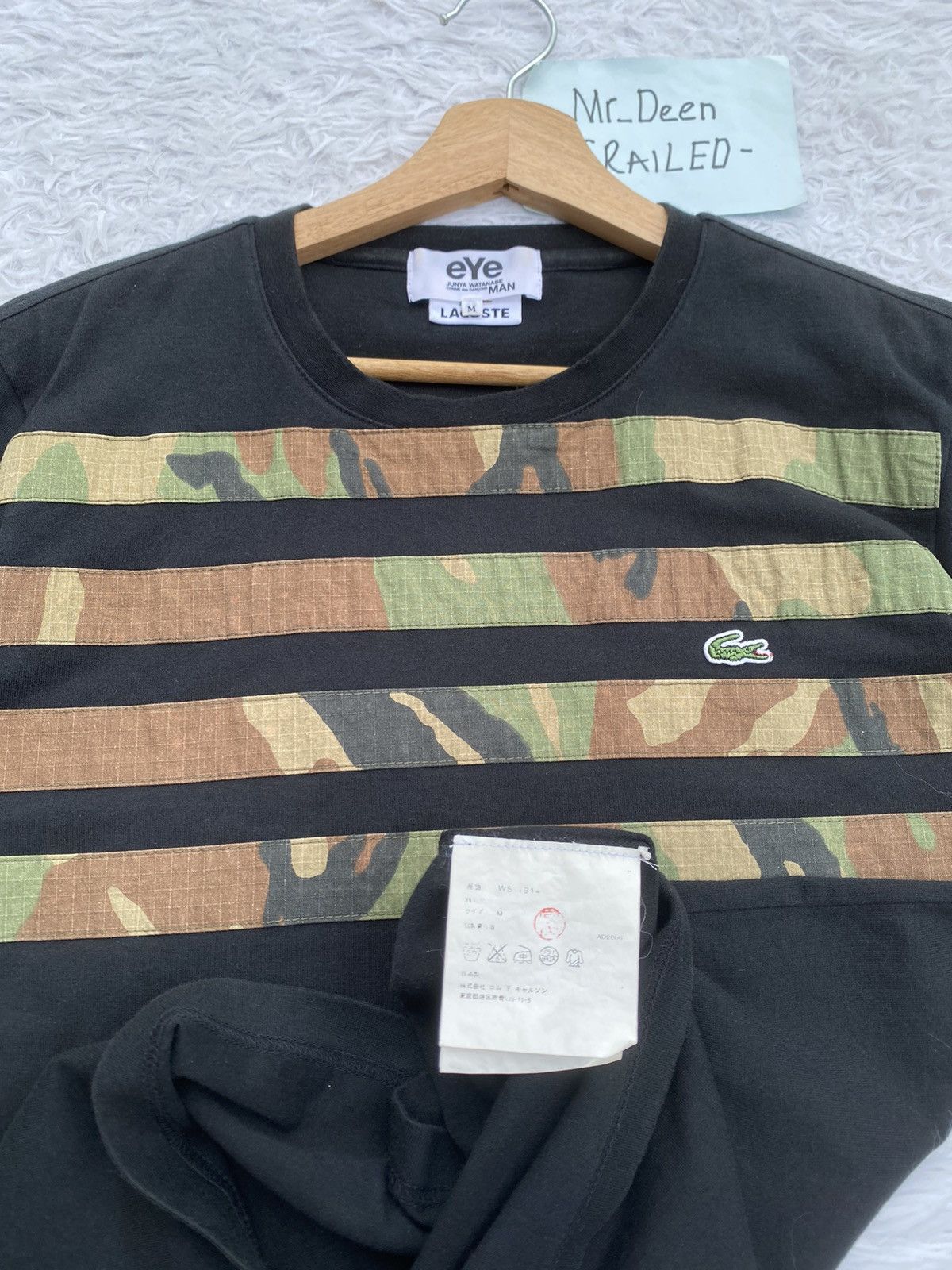 Junya Watanabe × Lacoste Rare AD2006 Lacoste x CDG Junya Watanabe Camo Tshirt Size US M / EU 48-50 / 2 - 15 Thumbnail