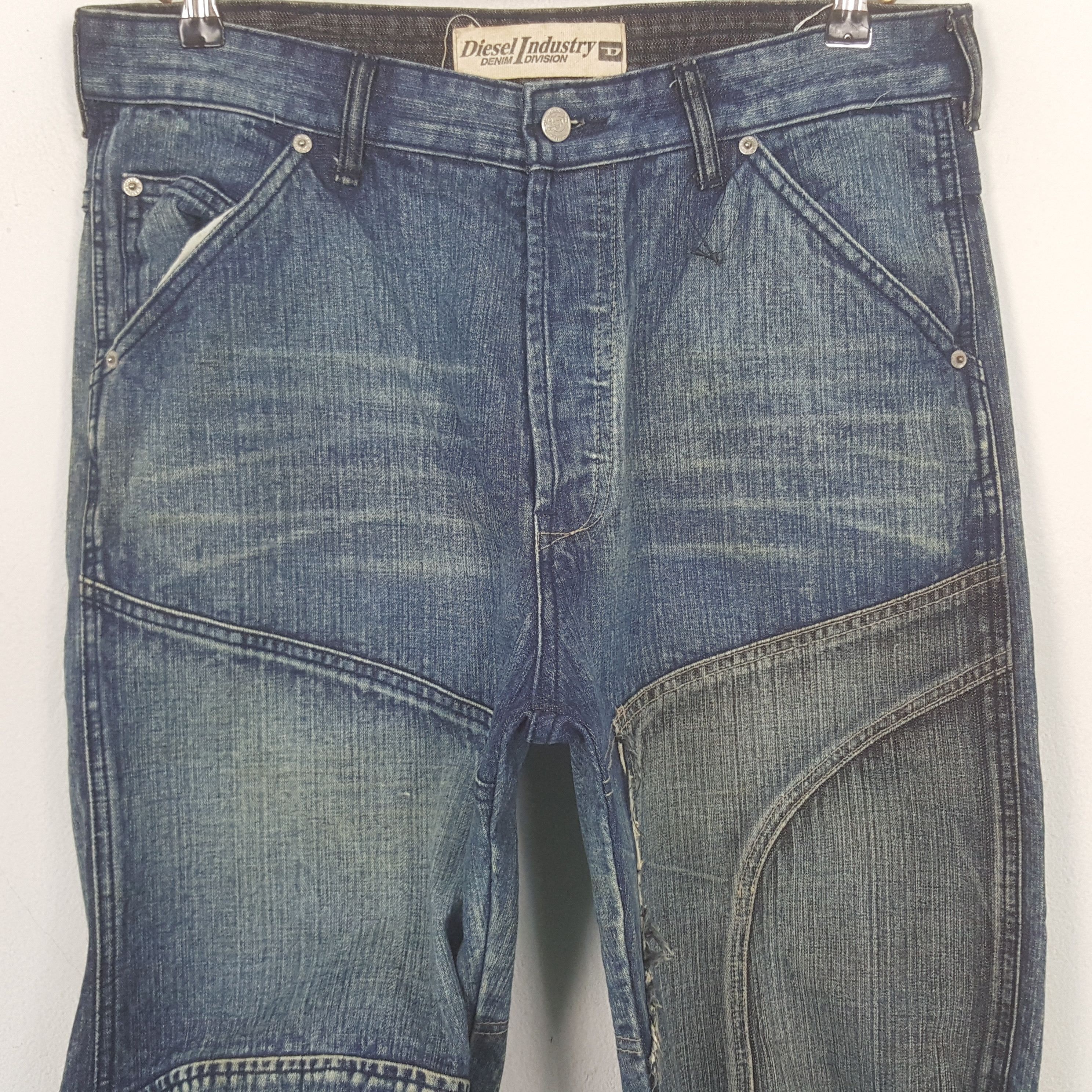 Diesel Vintage Diesel Industry Punk Denim Jeans Size US 34 / EU 50 - 2 Thumbnail