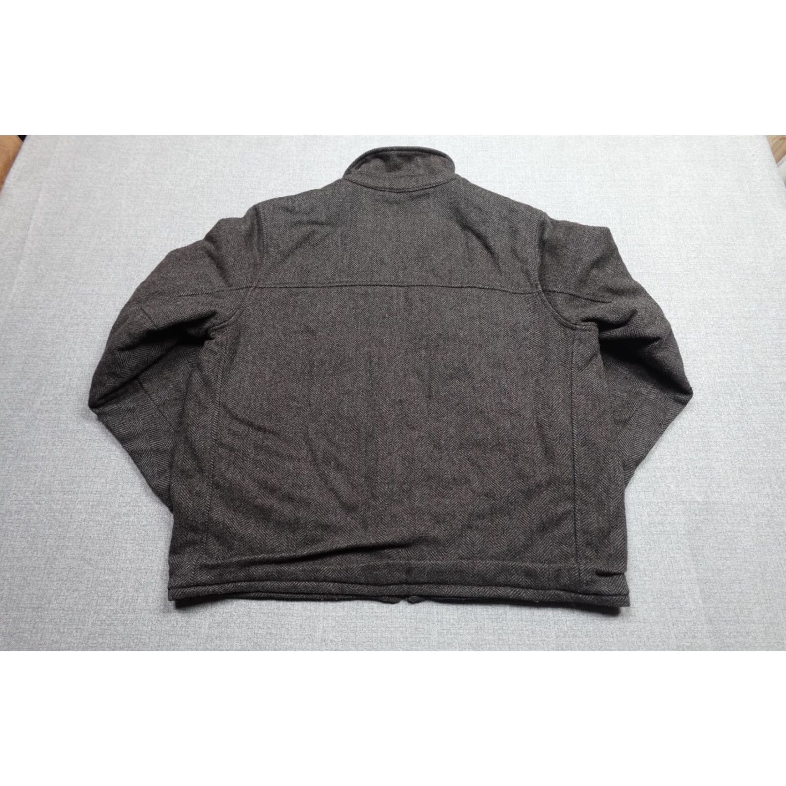 Old Navy Old Navy Quilted Jacket Mens 2XL Gray Wool Full Zip Heavyweight Size US XXL / EU 58 / 5 - 6 Thumbnail