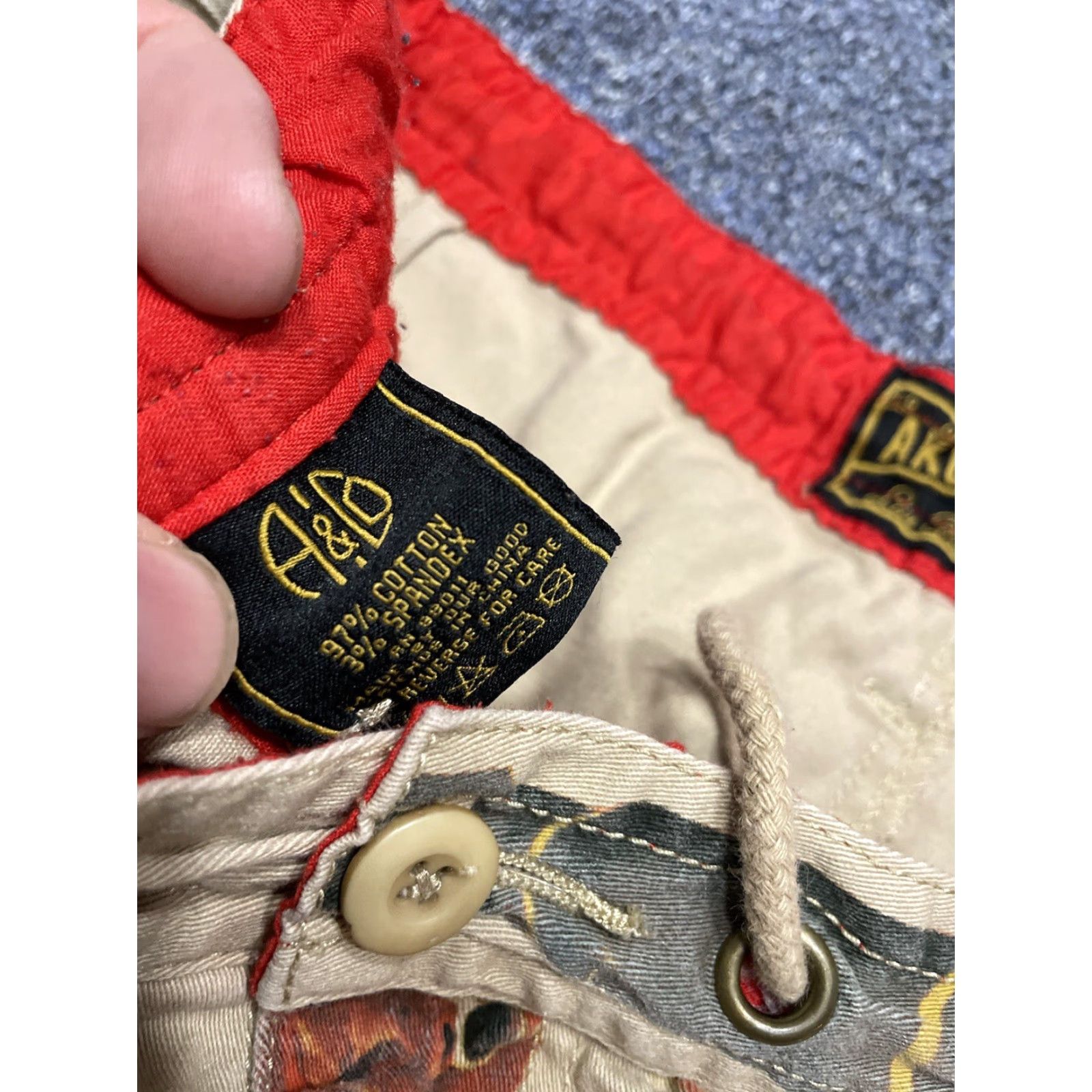 Etro Akoo Pants Mens 38 Brown Cargo Military Retro Air Force USO Print D4 Pants Size US 38 / EU 54 - 3 Thumbnail